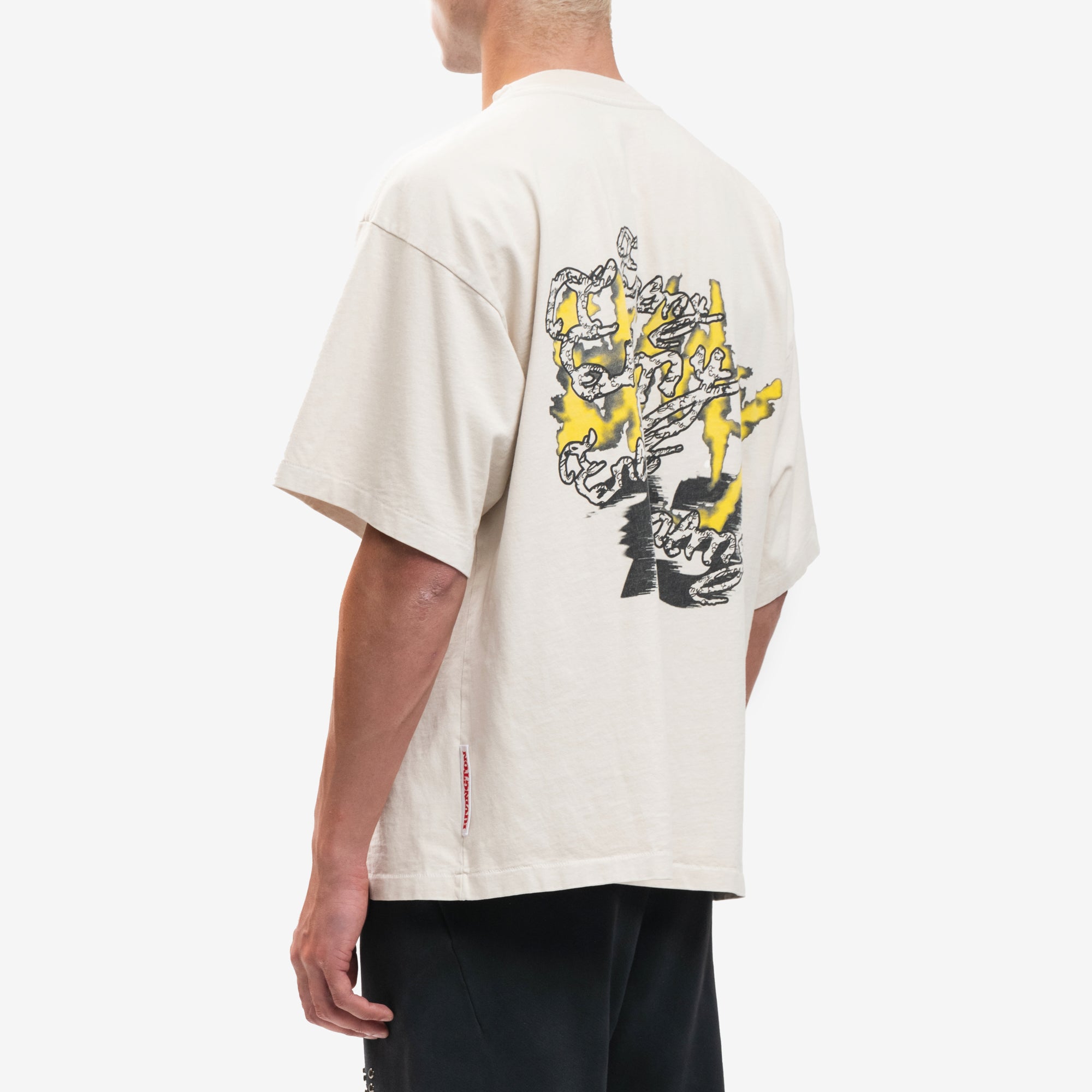 RRR123 CVA Snake Vintage T-Shirt White - 4