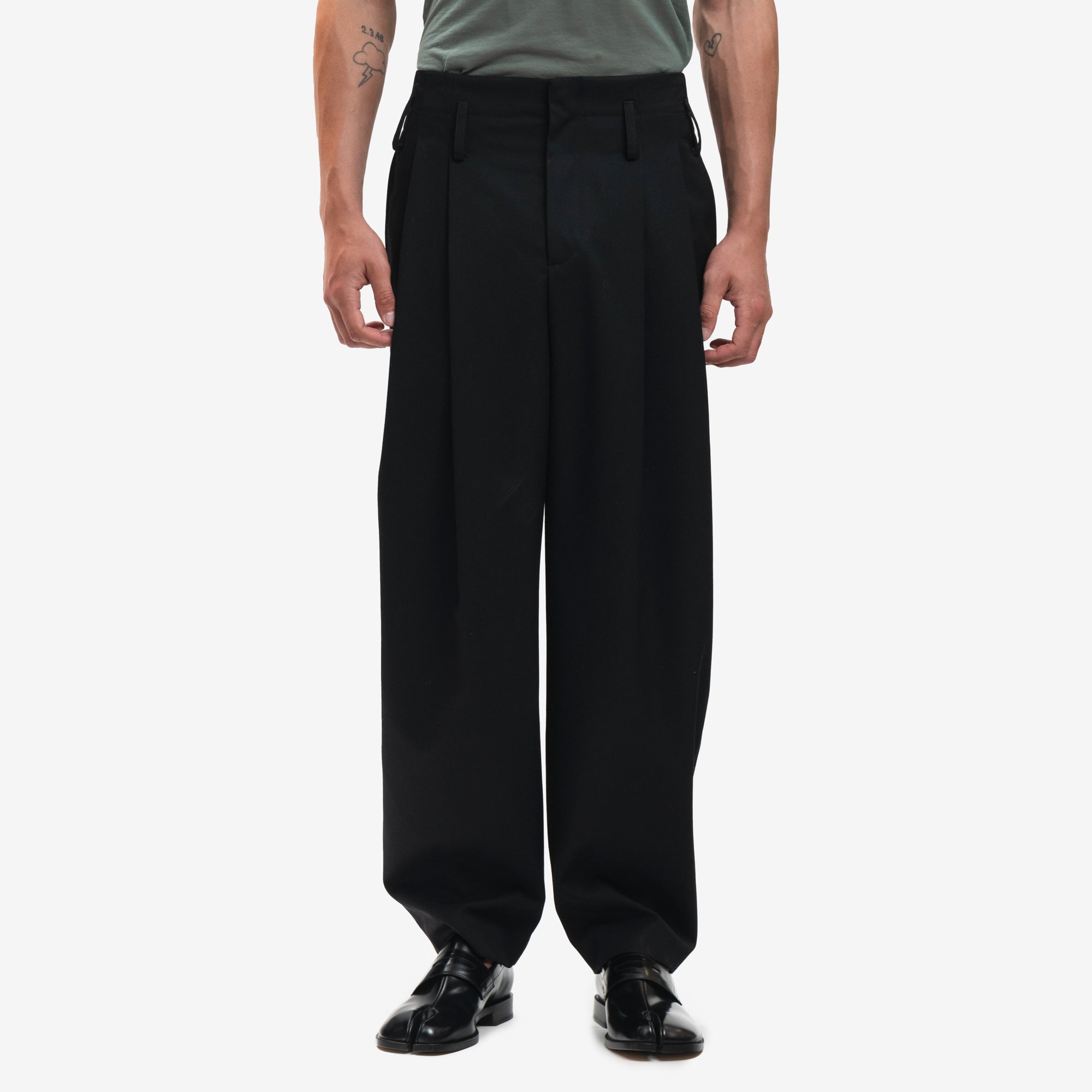 Kenzo Relaxed School Boy Pants Black - 1