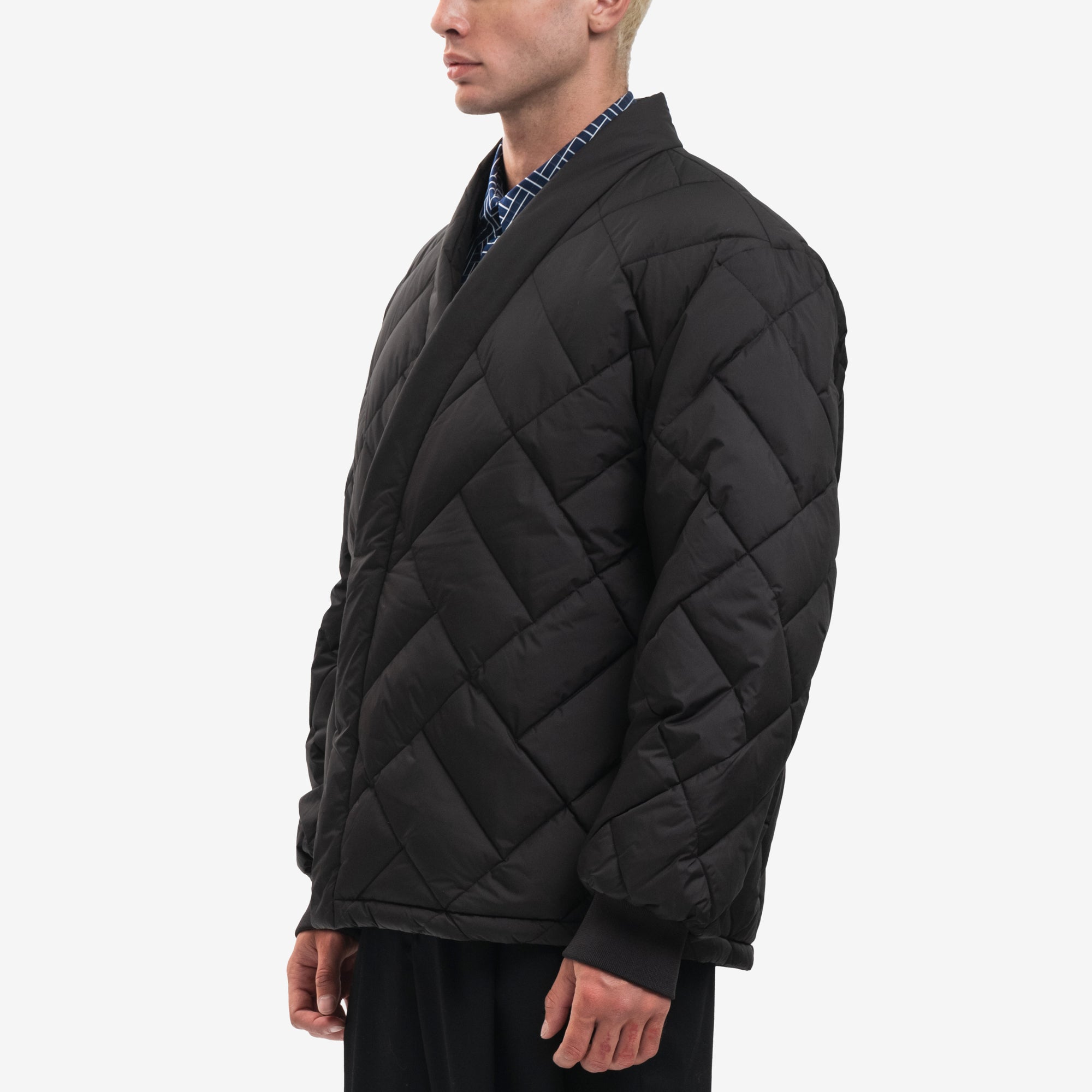 Kenzo Kenzo Weave Down Kimono Black - 3