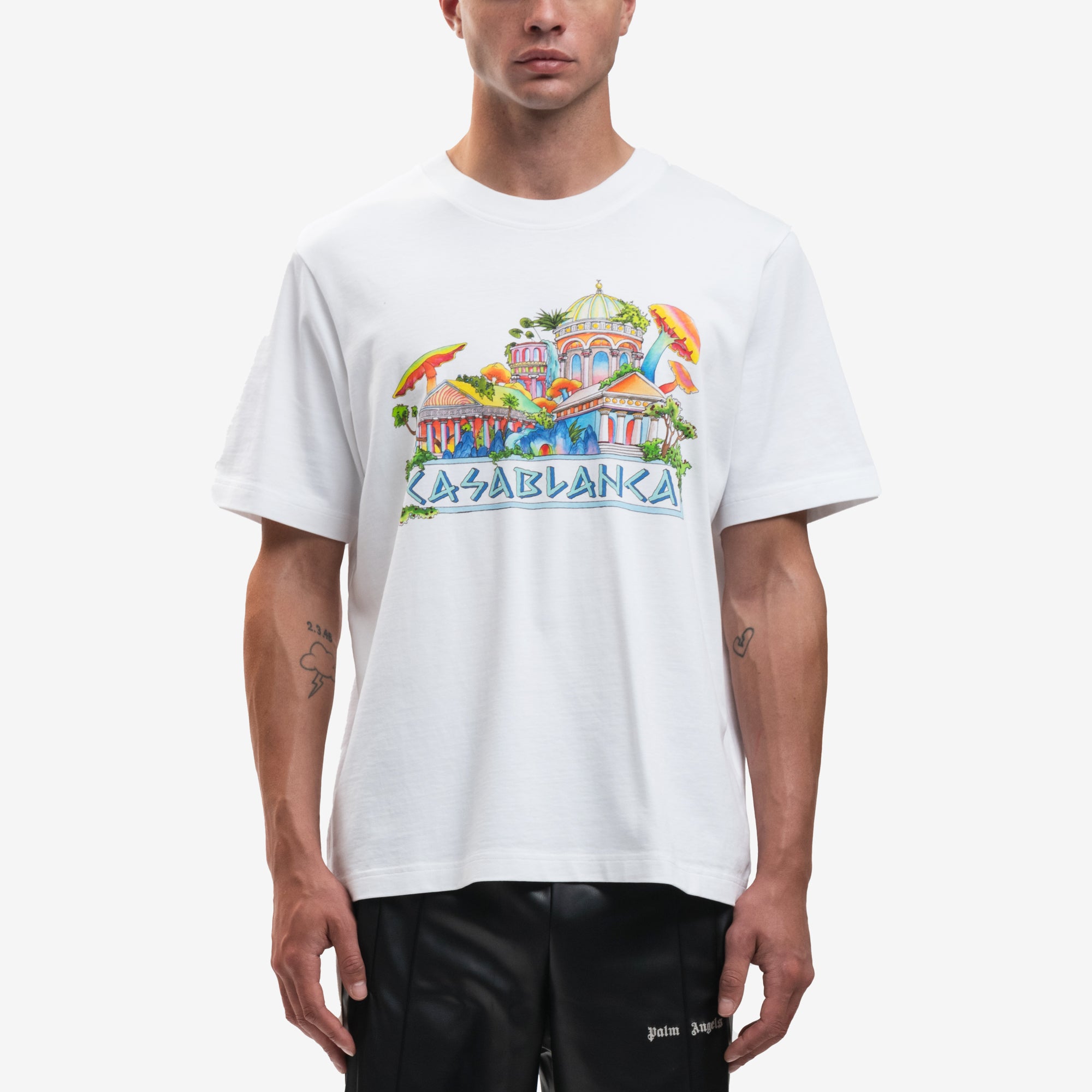 Casablanca Road to Knowledge T-Shirt White - 1
