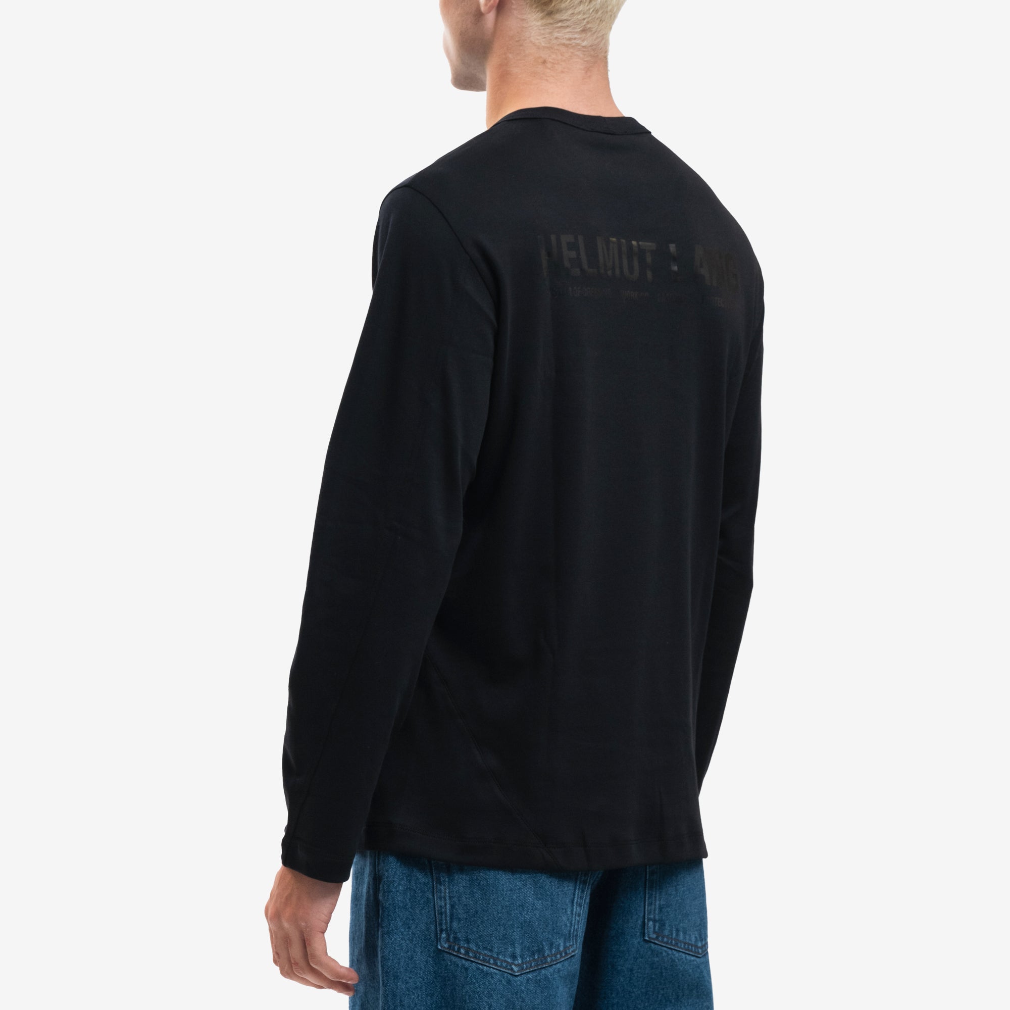 Helmut Lang Apex Fitted LS T-Shirt Black - 4