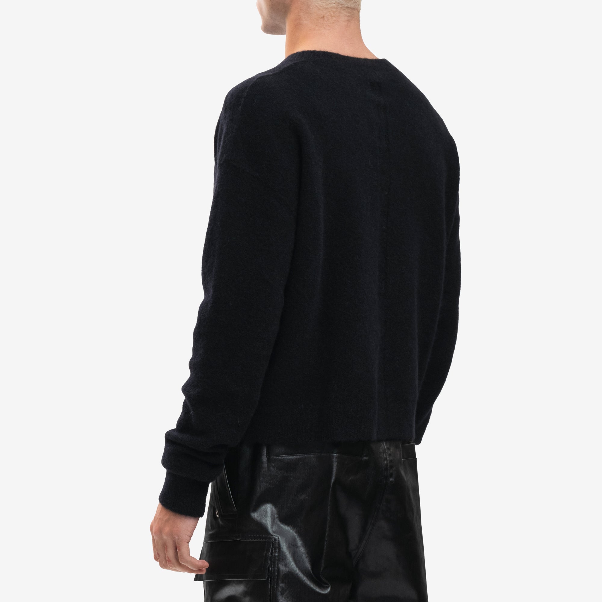 Rick Owens Tommy V - Neck Sweater Black - 4