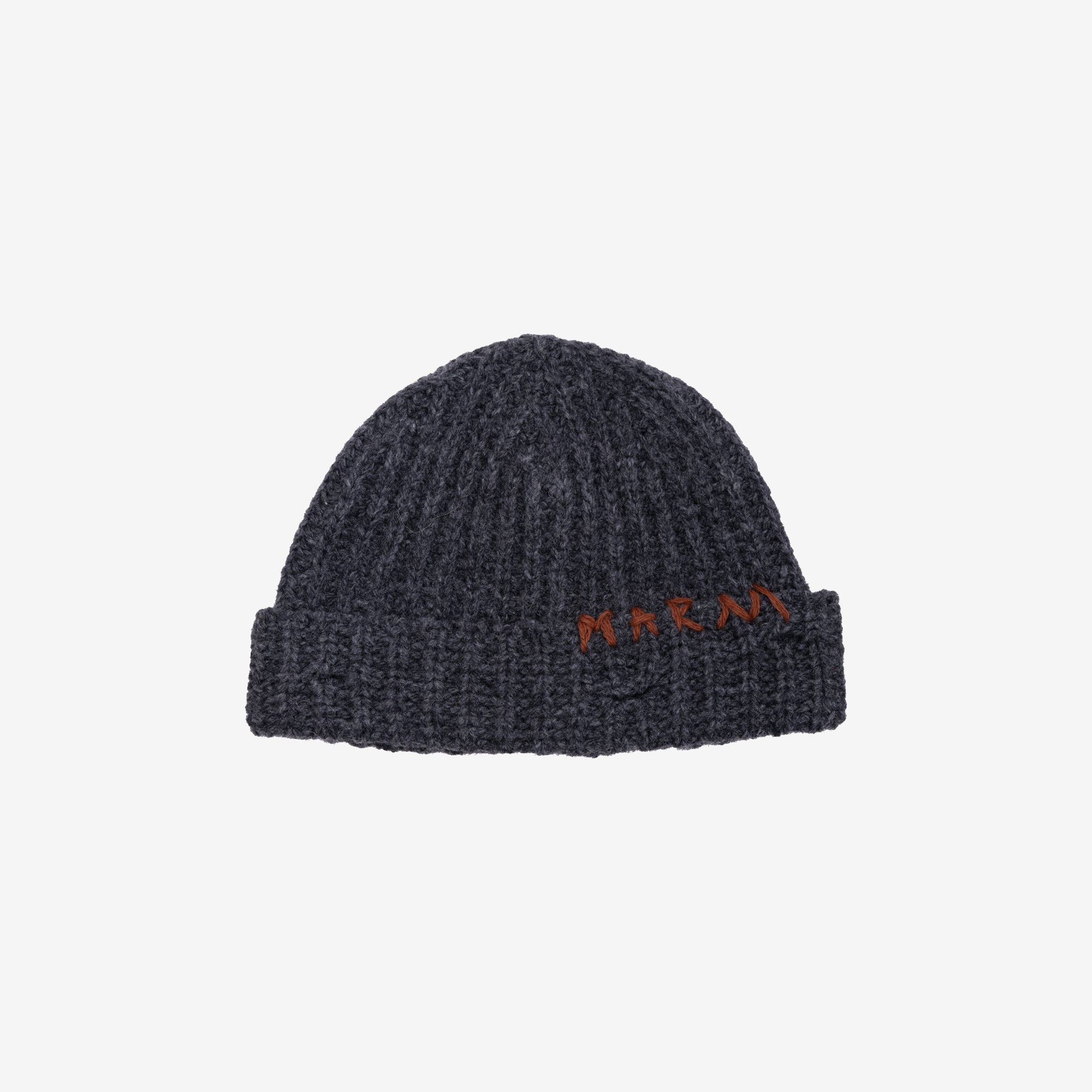 MARNI Shetland Mending Beanie Granite - 1