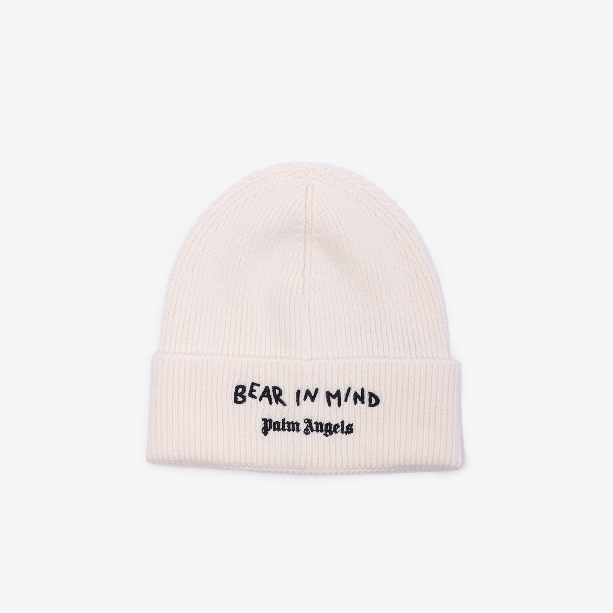 Palm Angels Bear in Mind Beanie Off White - 3