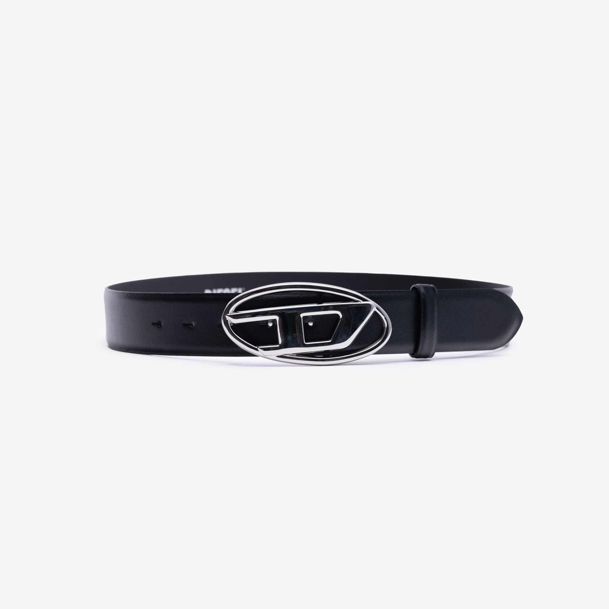 DIESEL 1DR Oval D Belt Black - 1
