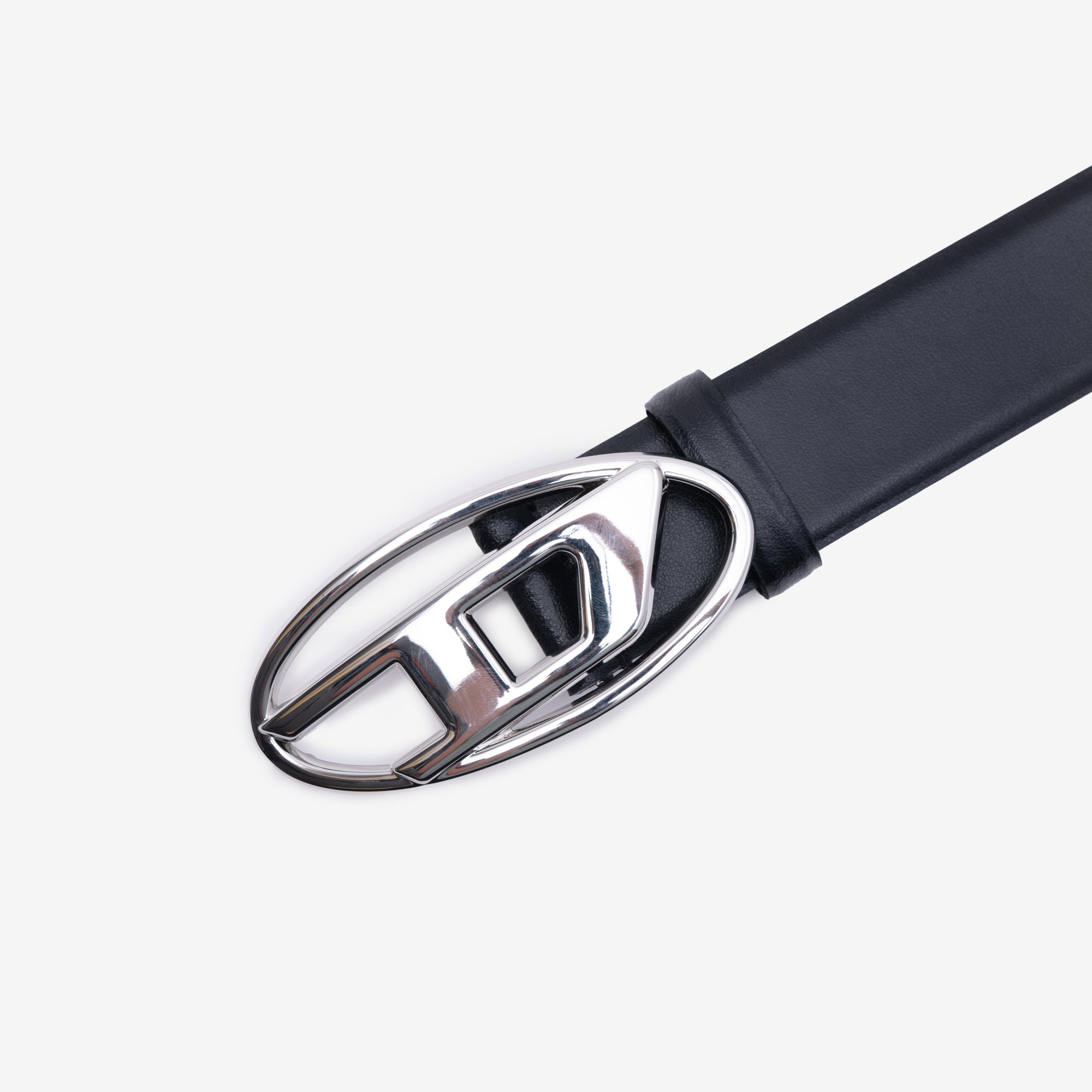 DIESEL 1DR Oval D Belt Black - 3