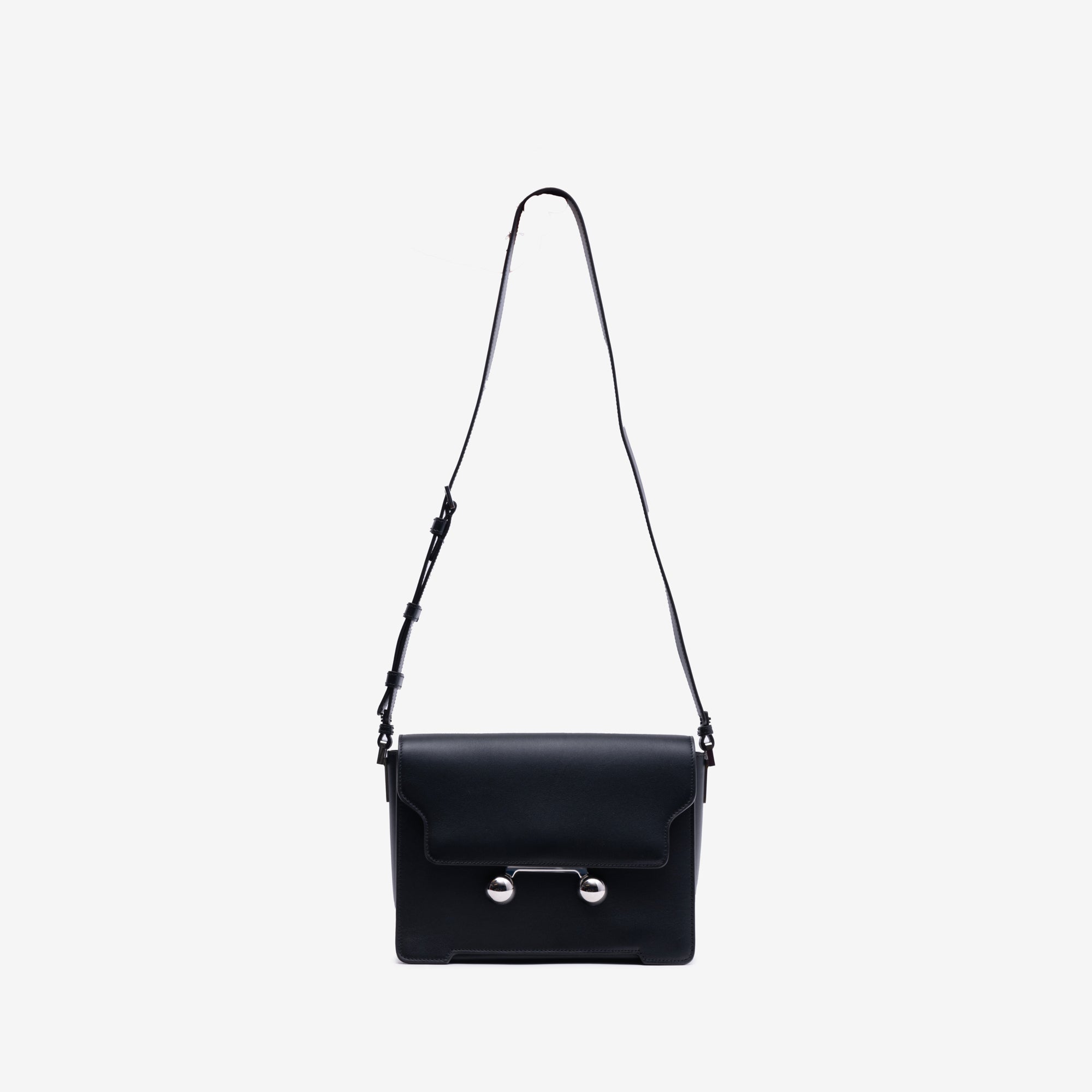 MARNI Trunkaroo Medium Shoulder Bag Black - 1
