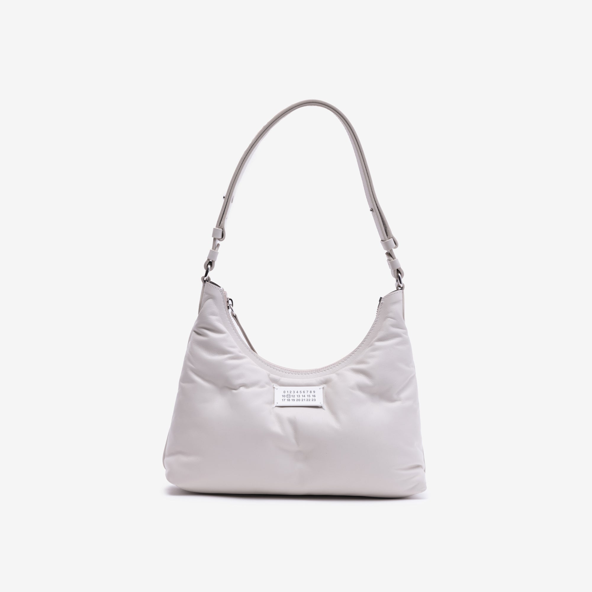 Maison Margiela Glam Slam Small Hobo Bag Chalk - 1