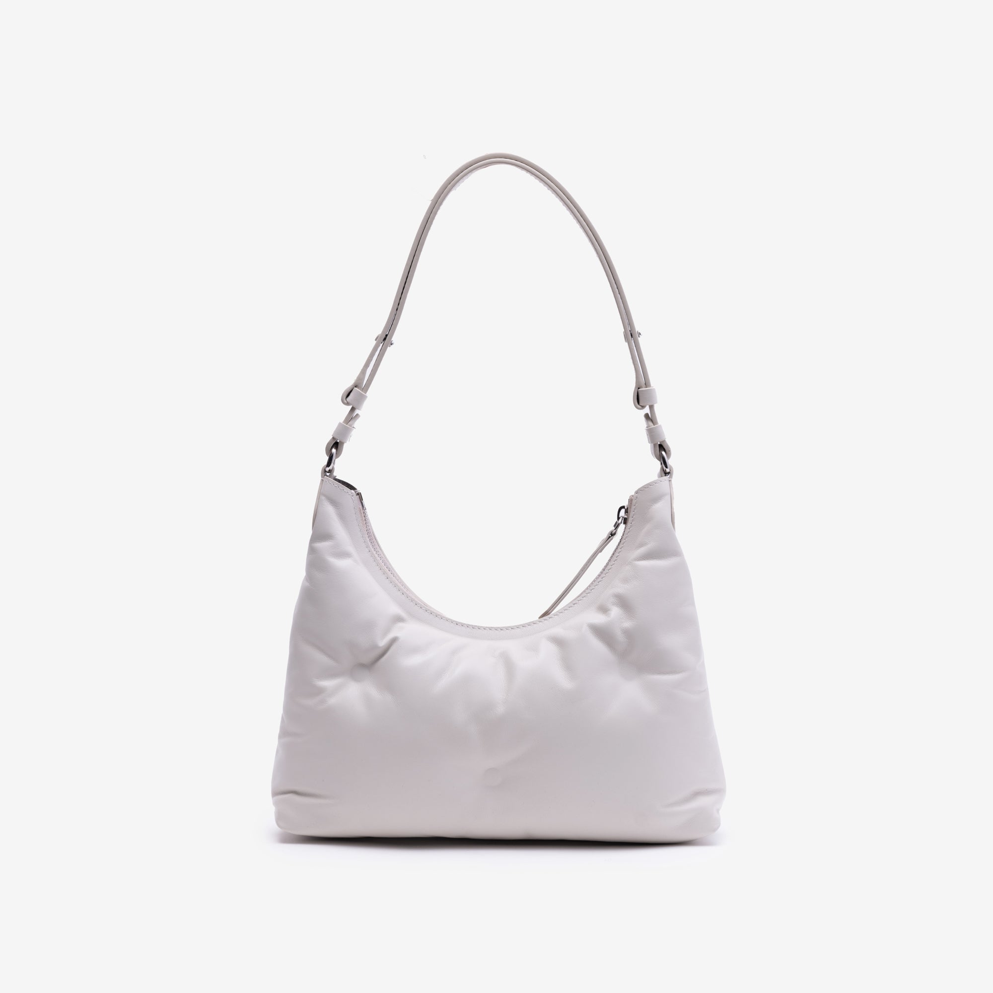 Maison Margiela Glam Slam Small Hobo Bag Chalk - 4