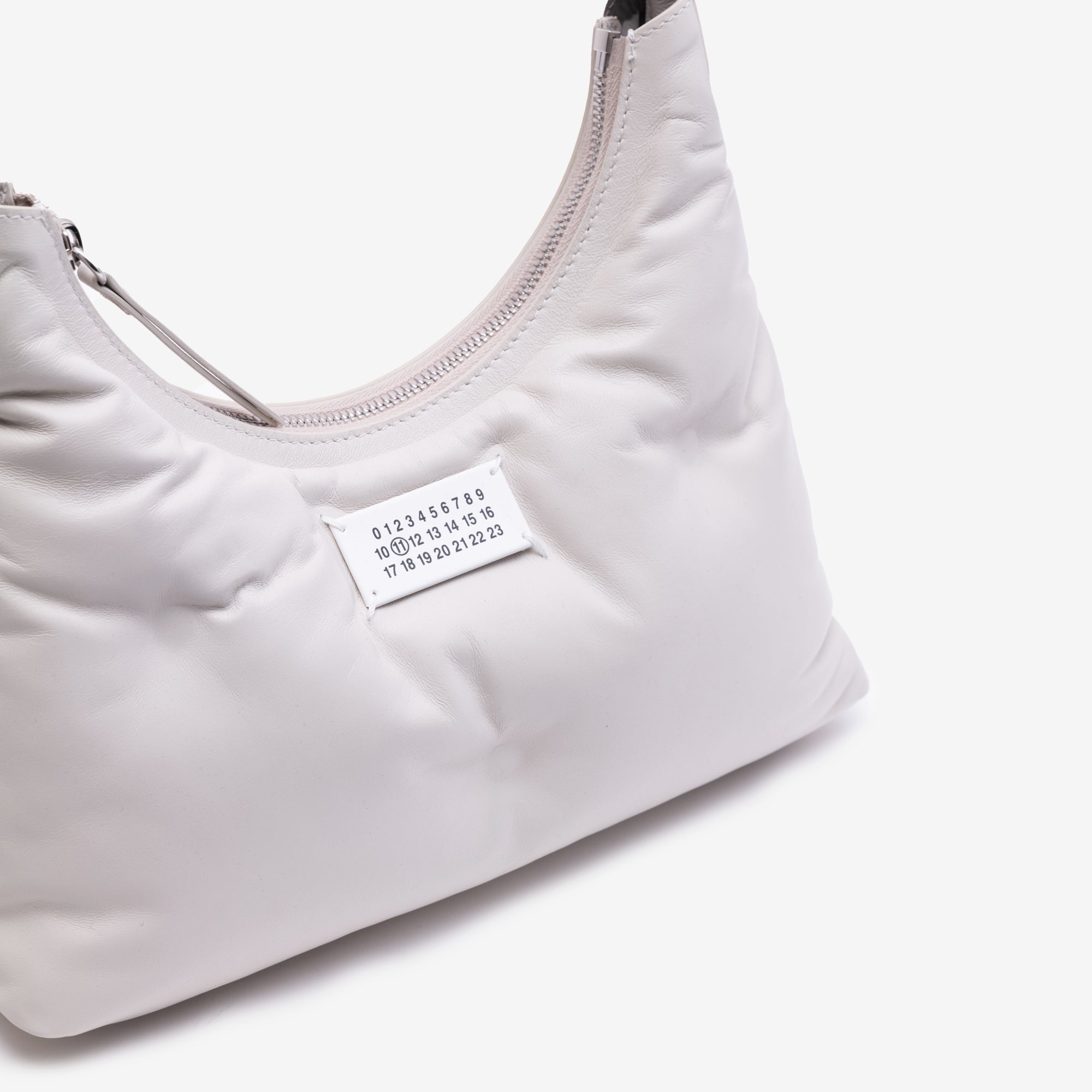 Maison Margiela Glam Slam Small Hobo Bag Chalk - 2