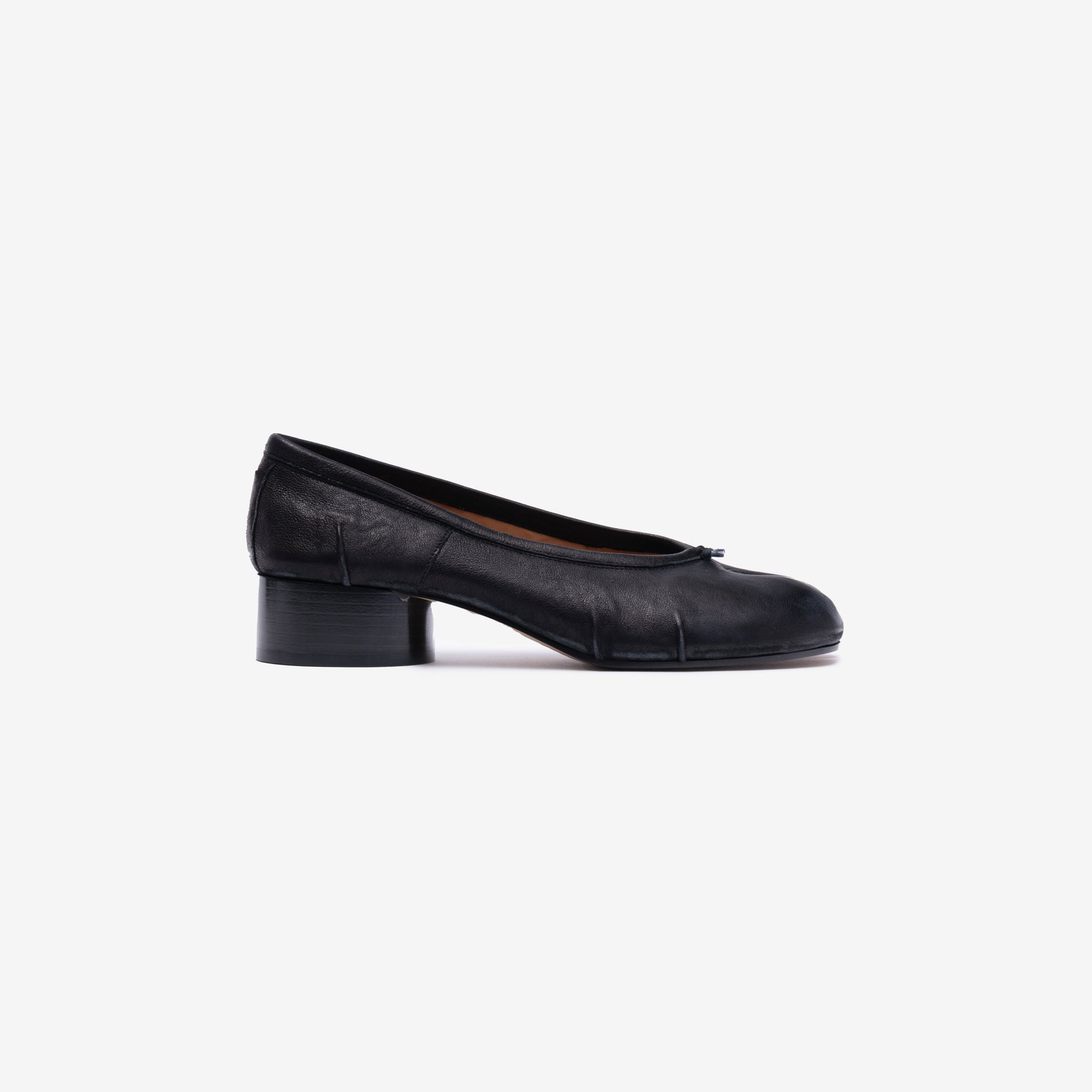 Maison Margiela Womens Tabi Ballerina H30 Black - 4