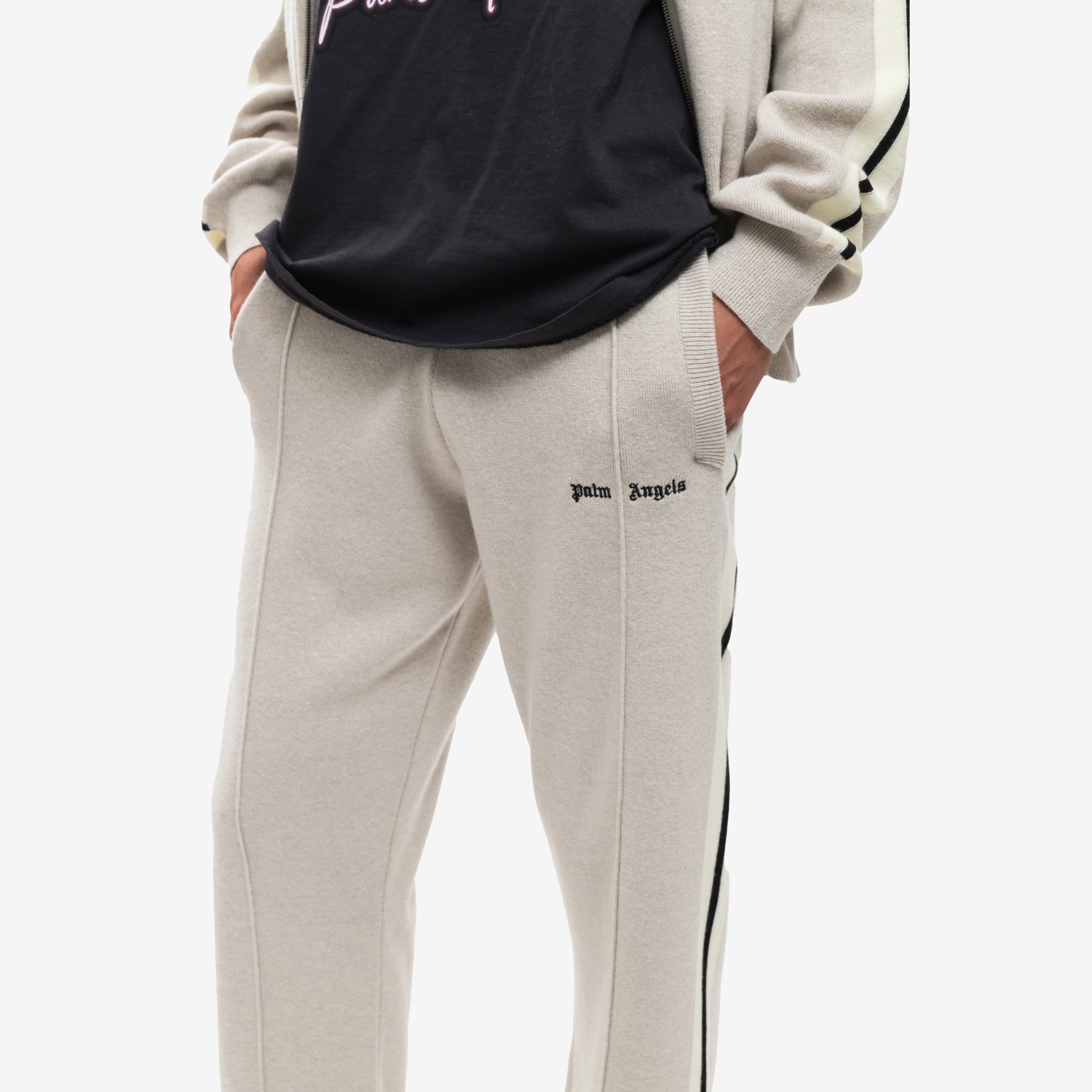 Palm Angels Classic Logo Knit Track Pants
