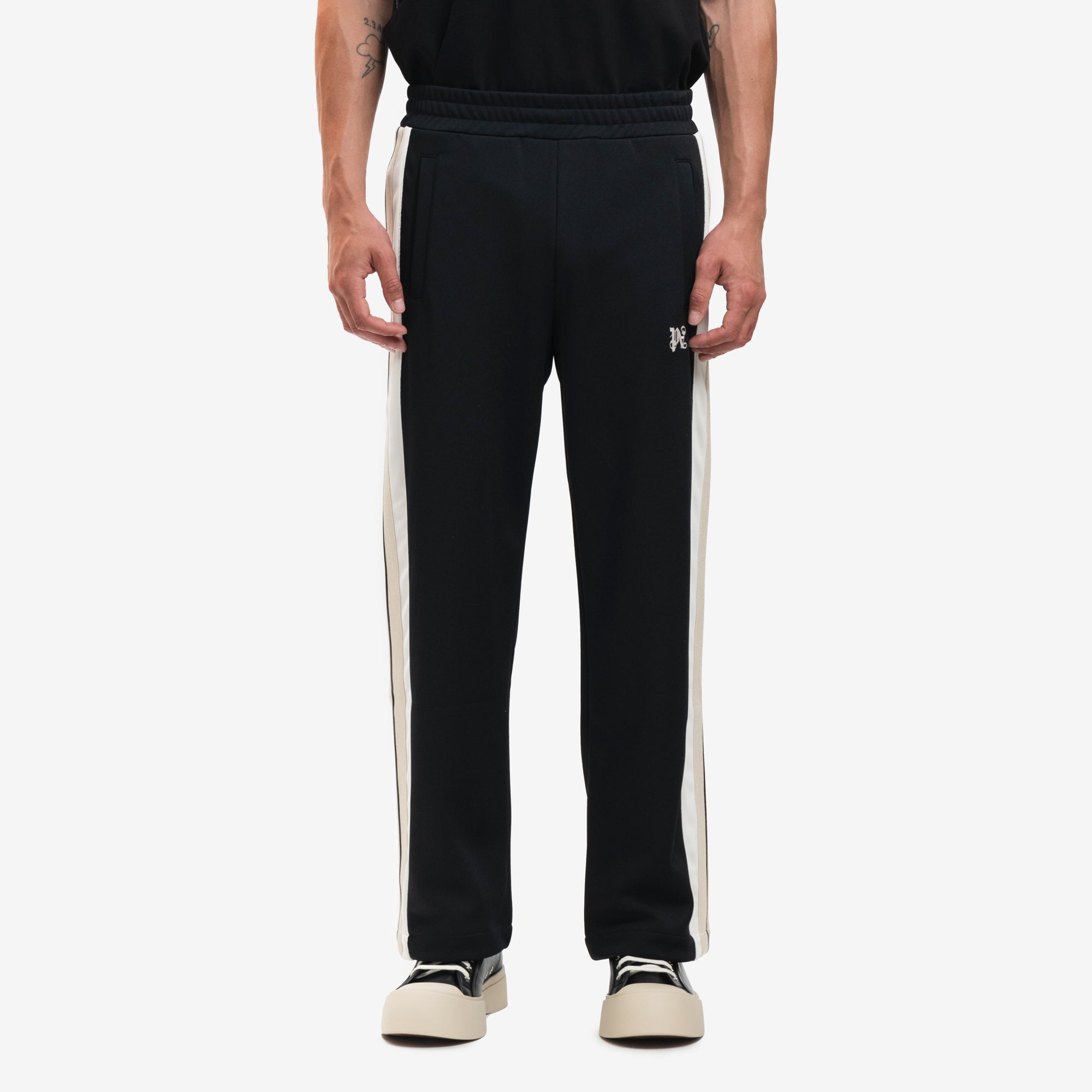 Palm Angels New Monogram Track Pants Black - 1