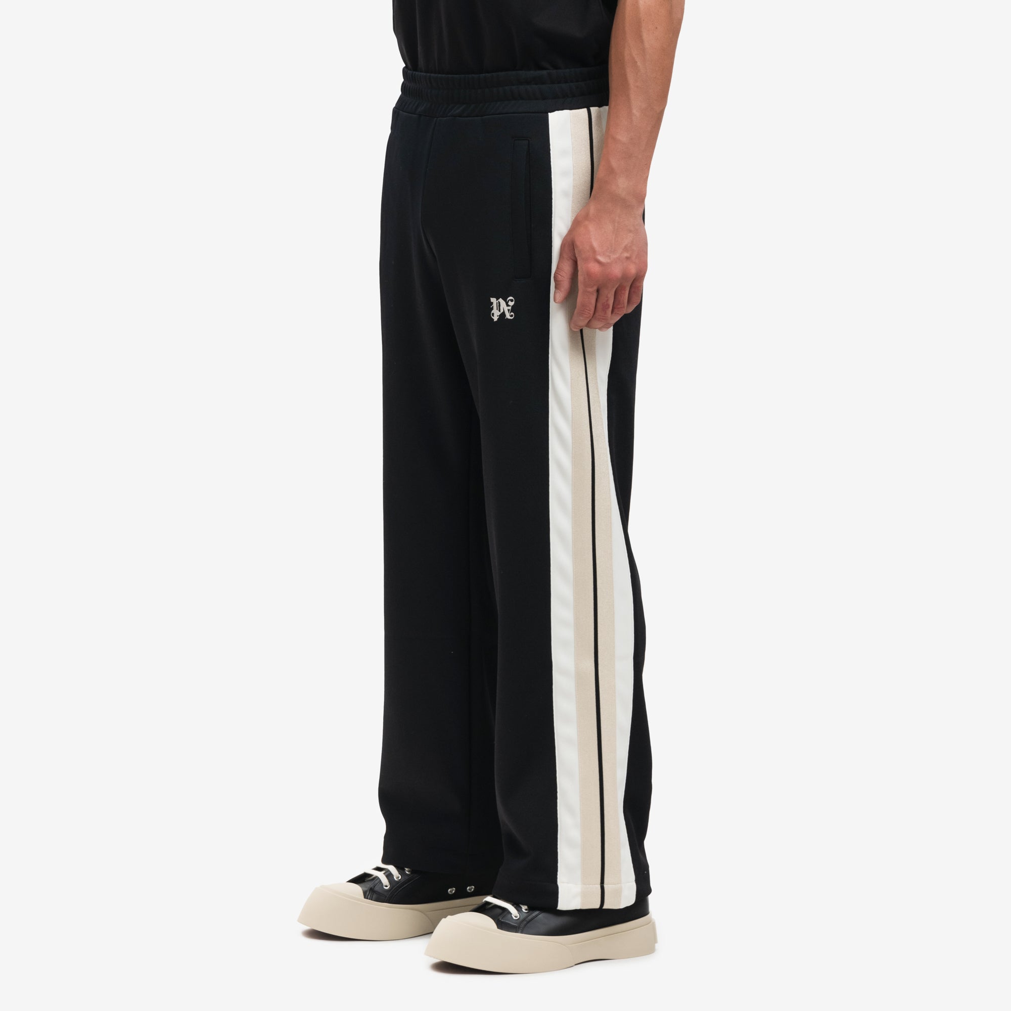 Palm Angels New Monogram Track Pants Black - 3