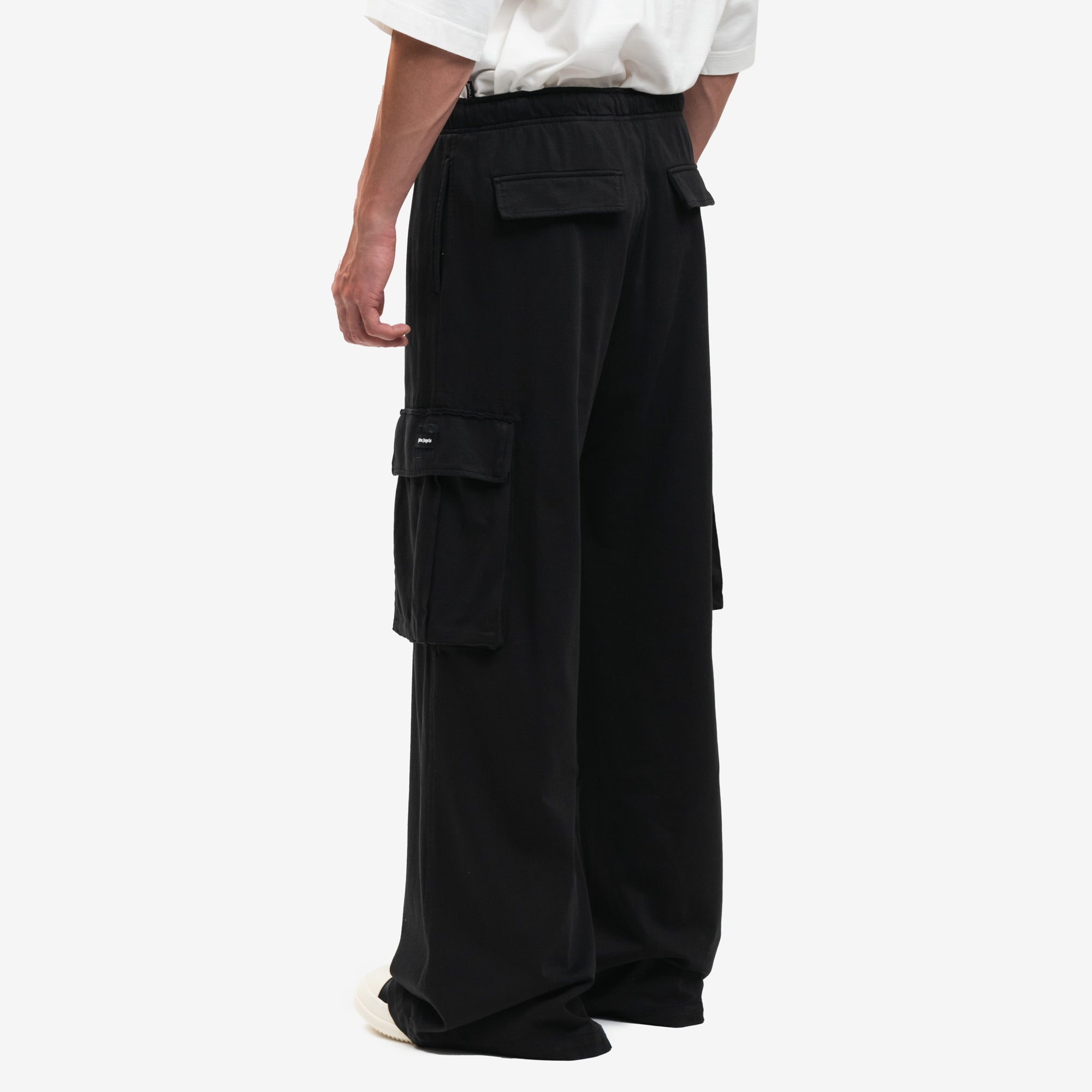 Palm Angels Monogram Cargo Pants Black - 4
