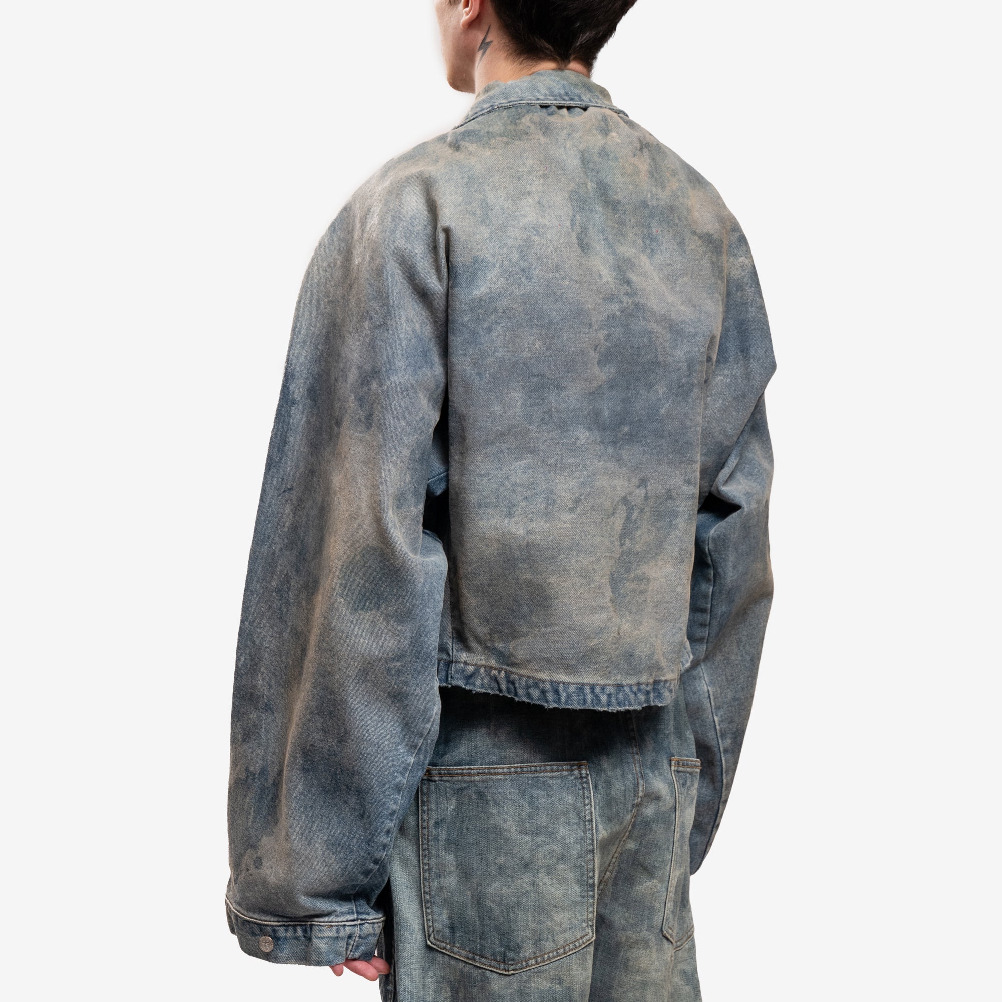 RRR123 Rose Trucker Jacket Indigo - 4