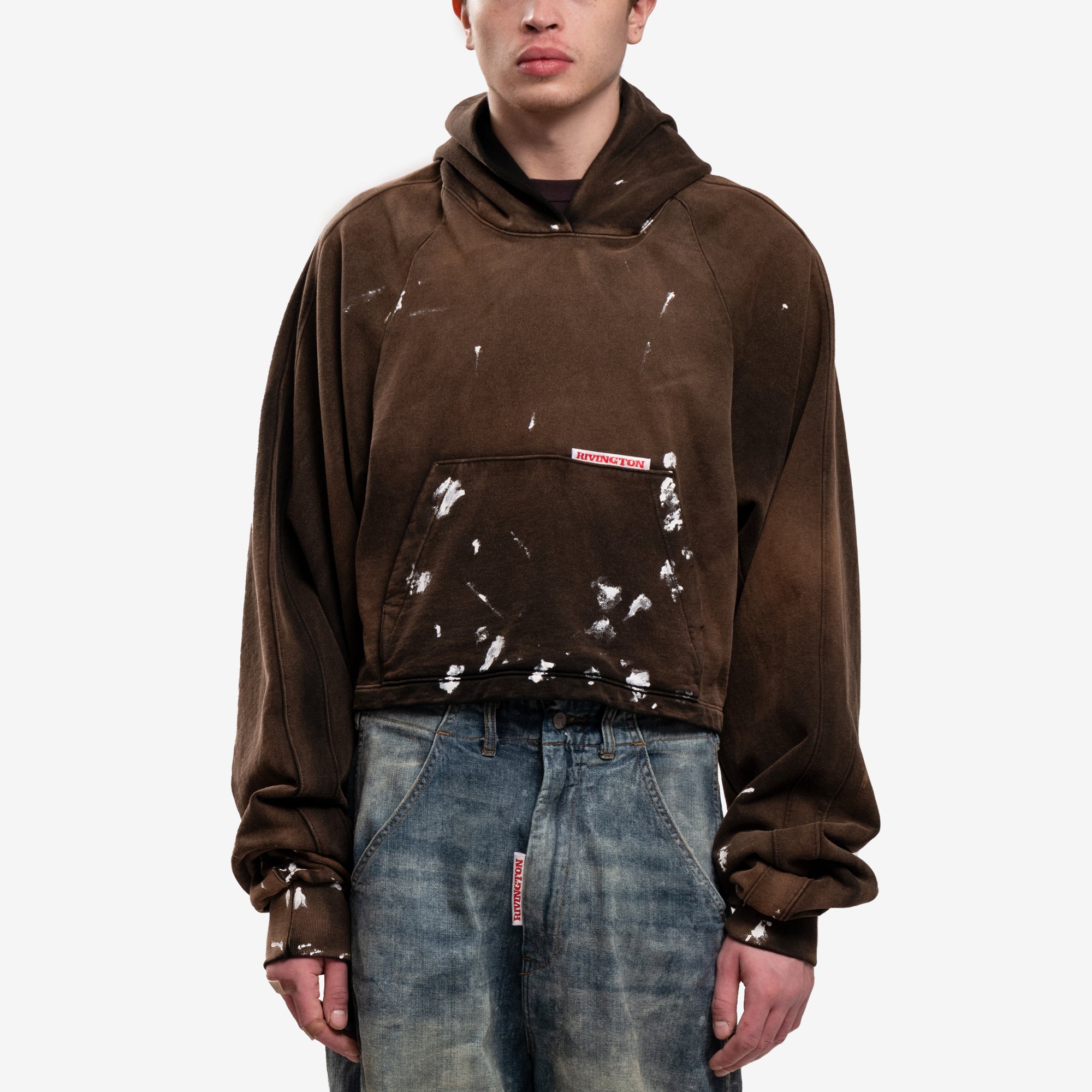 RRR123 Rose Hoody Welder Brown - 1