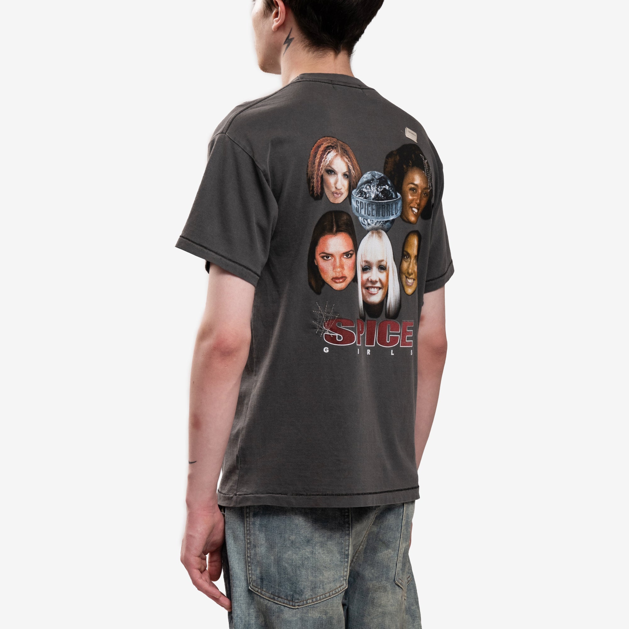 Dom Rebel Spice Girls Vintage T-Shirt Black - 4