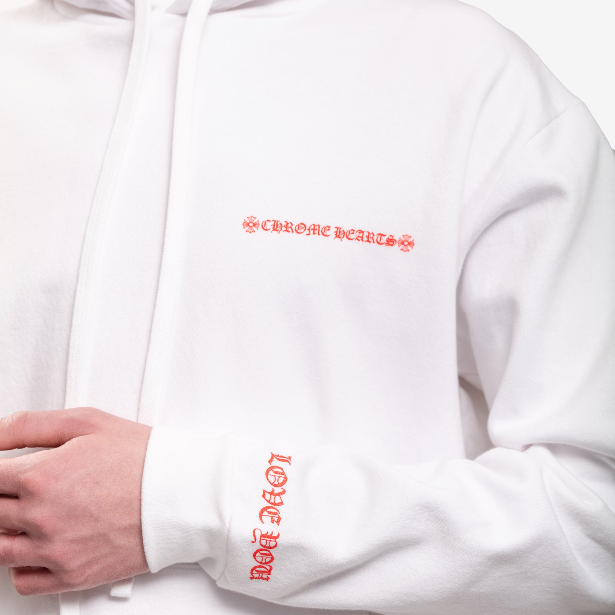 Chrome Hearts Laurie Portrait Hoody White - 5
