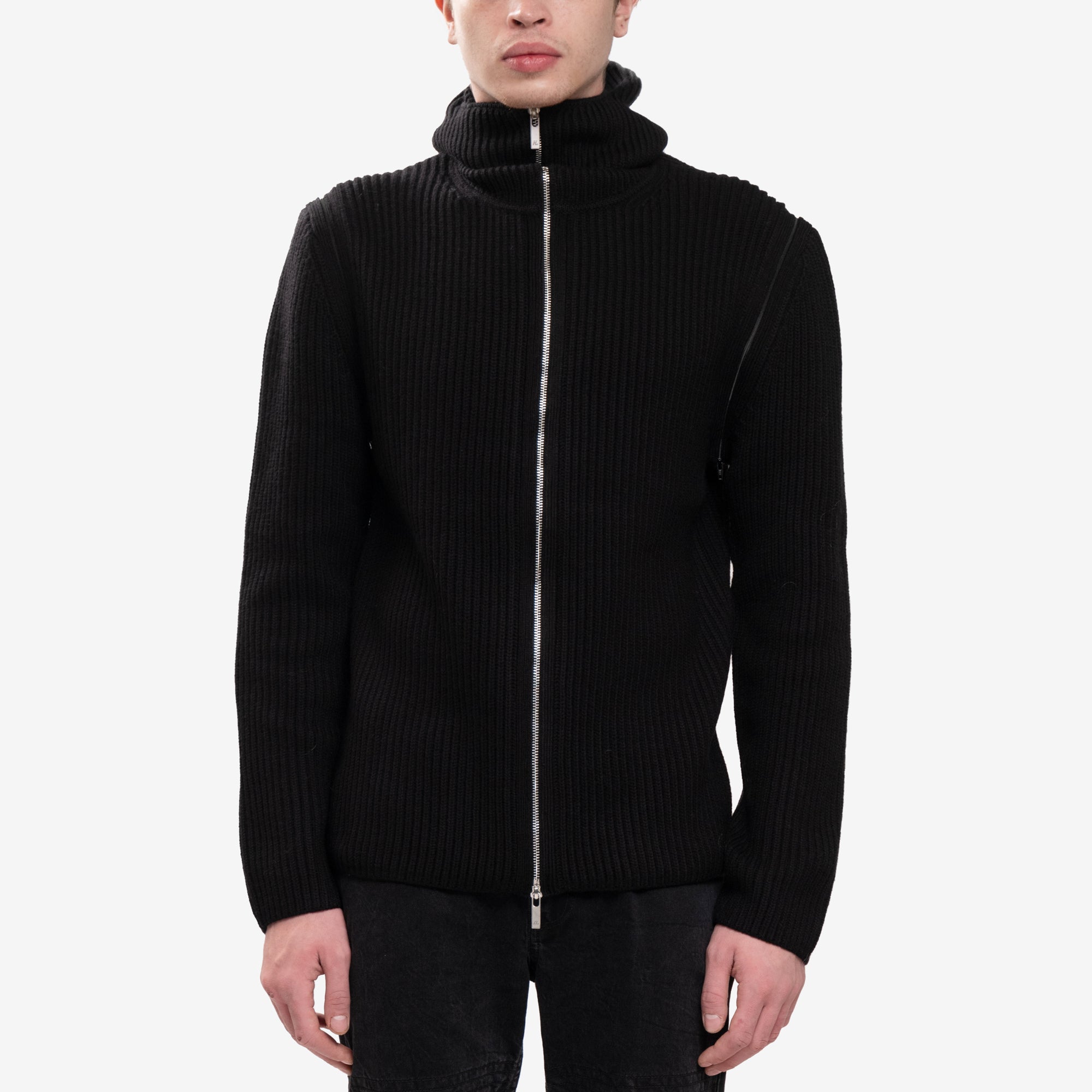 Helmut Lang Safety Balaclava Hoody Black - 1