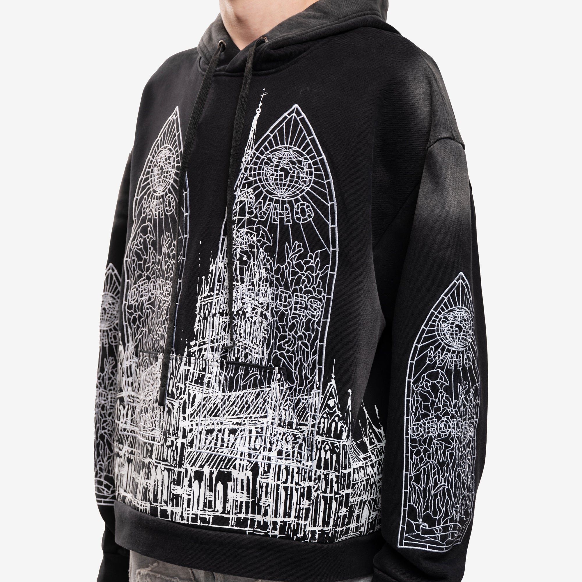 Who Decides War Cathedral Hoody Coal - 5