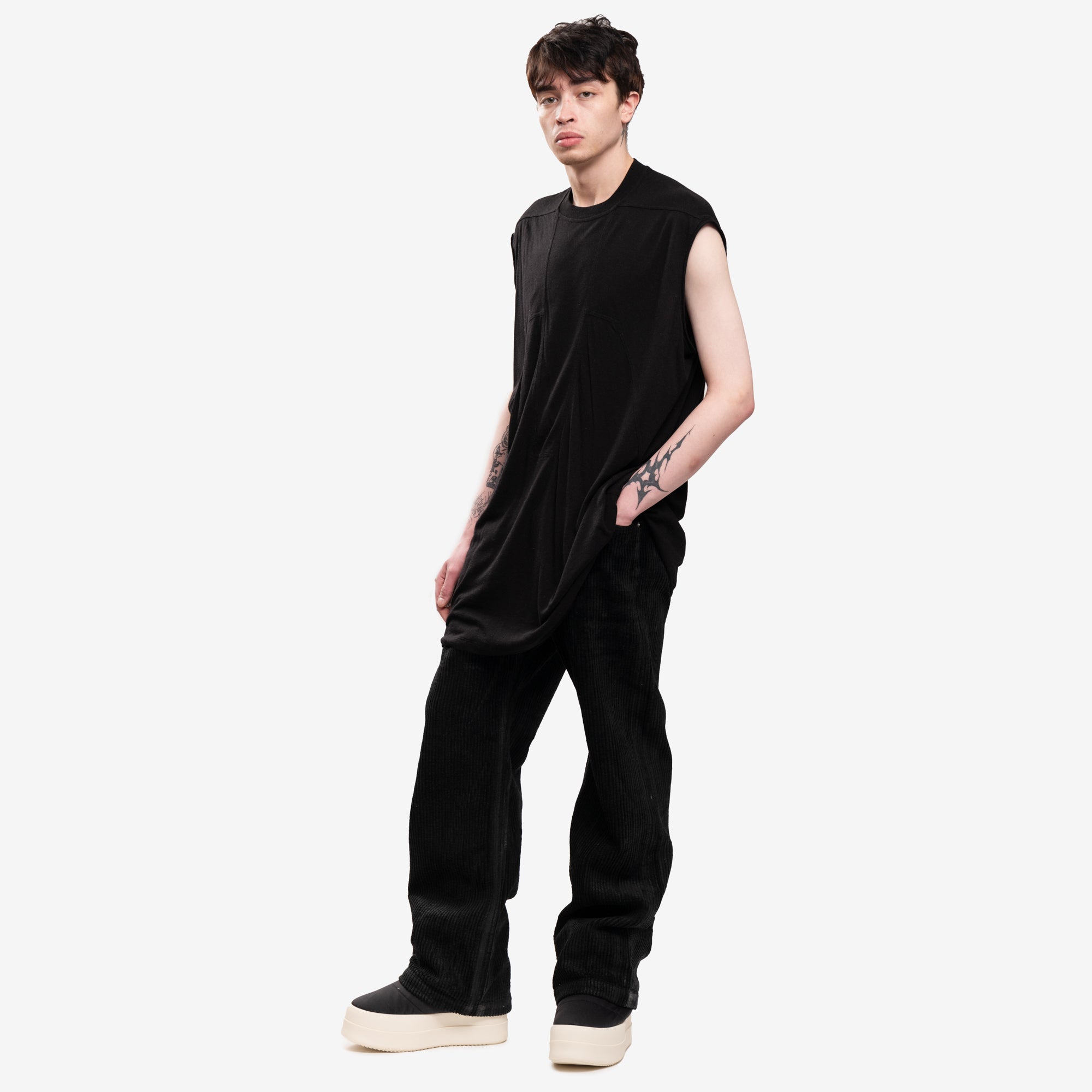 Photo of Rick Owens Splintered Tarp T-Shirt - 2
