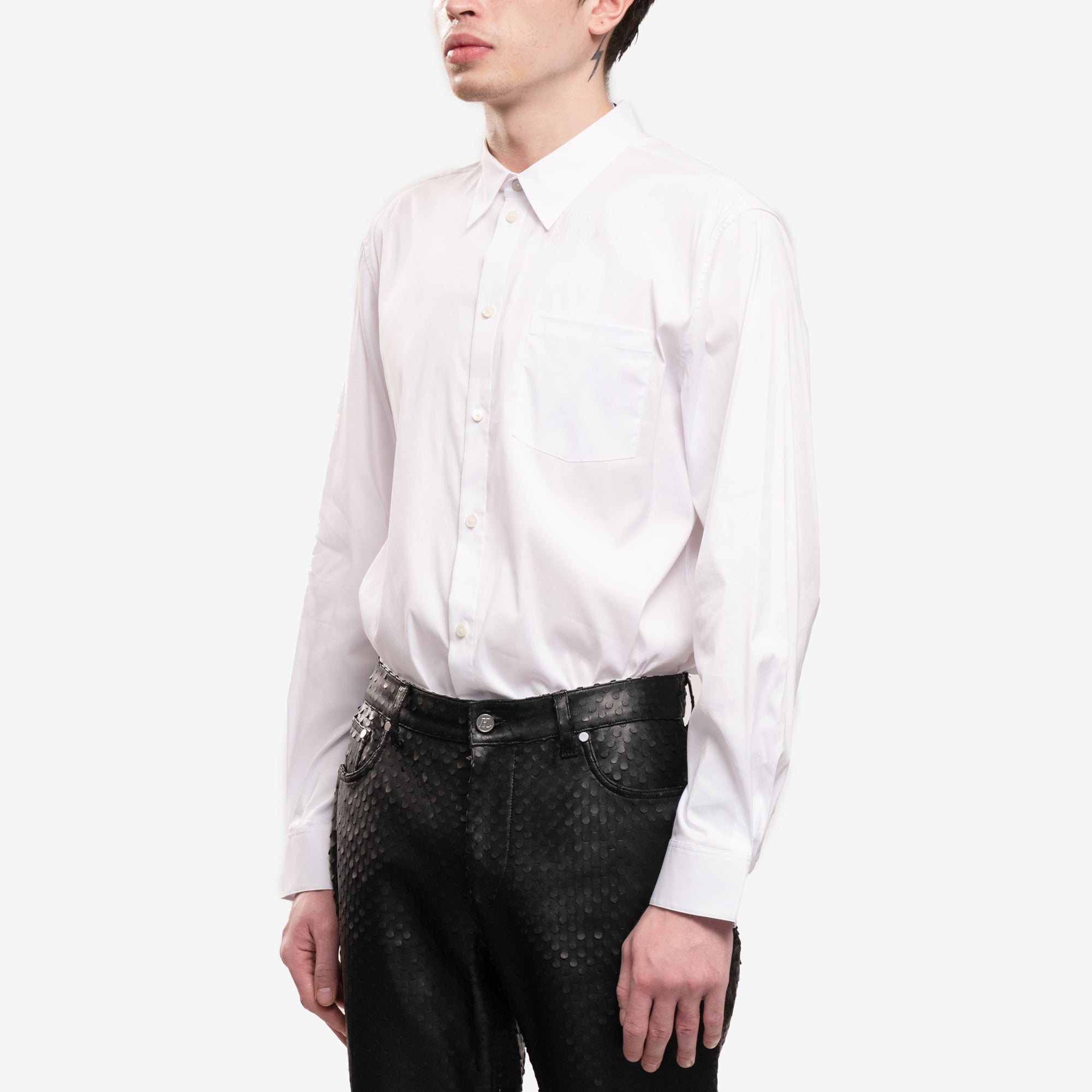 Helmut Lang Logo Classic Shirt White - 3