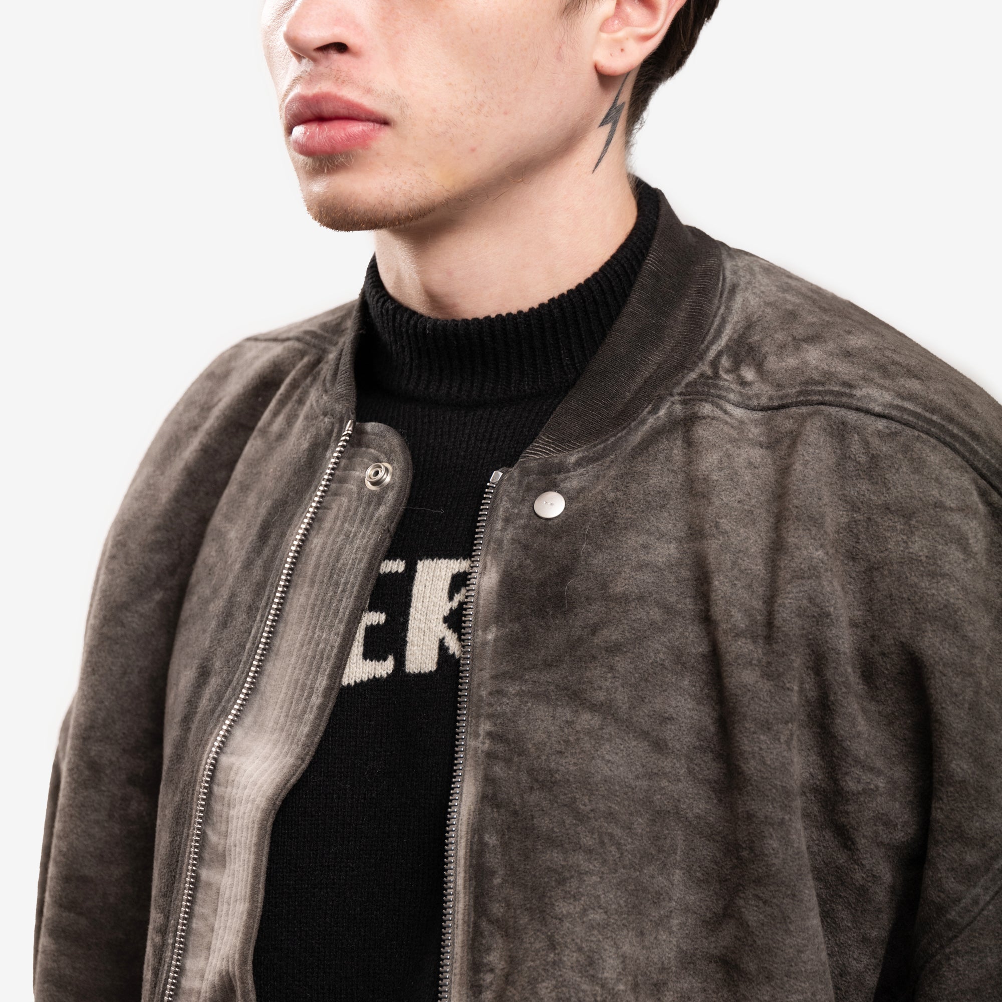 Rick Owens DRKSHDW Jumbo Flight Bomber Jacket Dust - 5