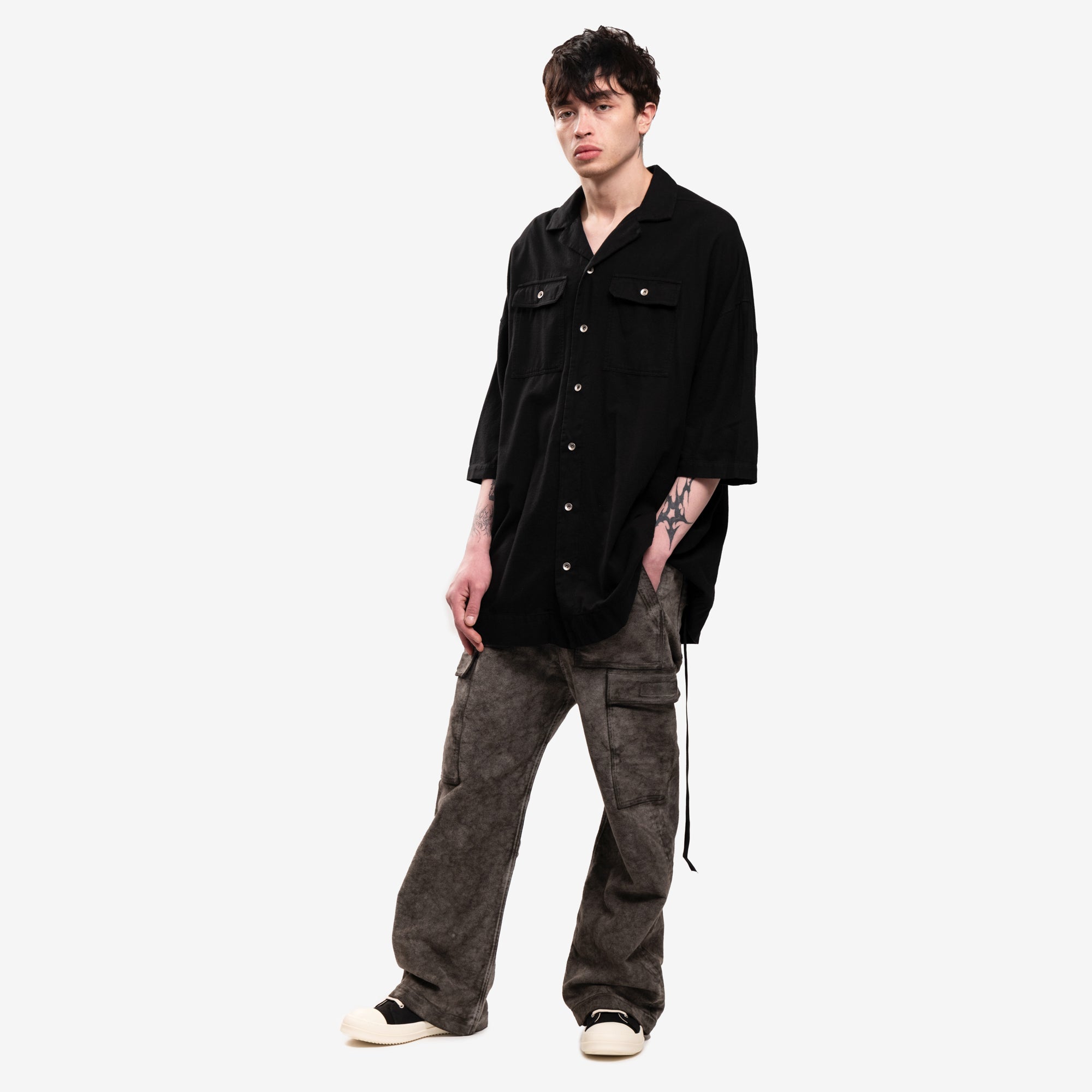 Rick Owens DRKSHDW Magnum Tommy Shirt Black - 5