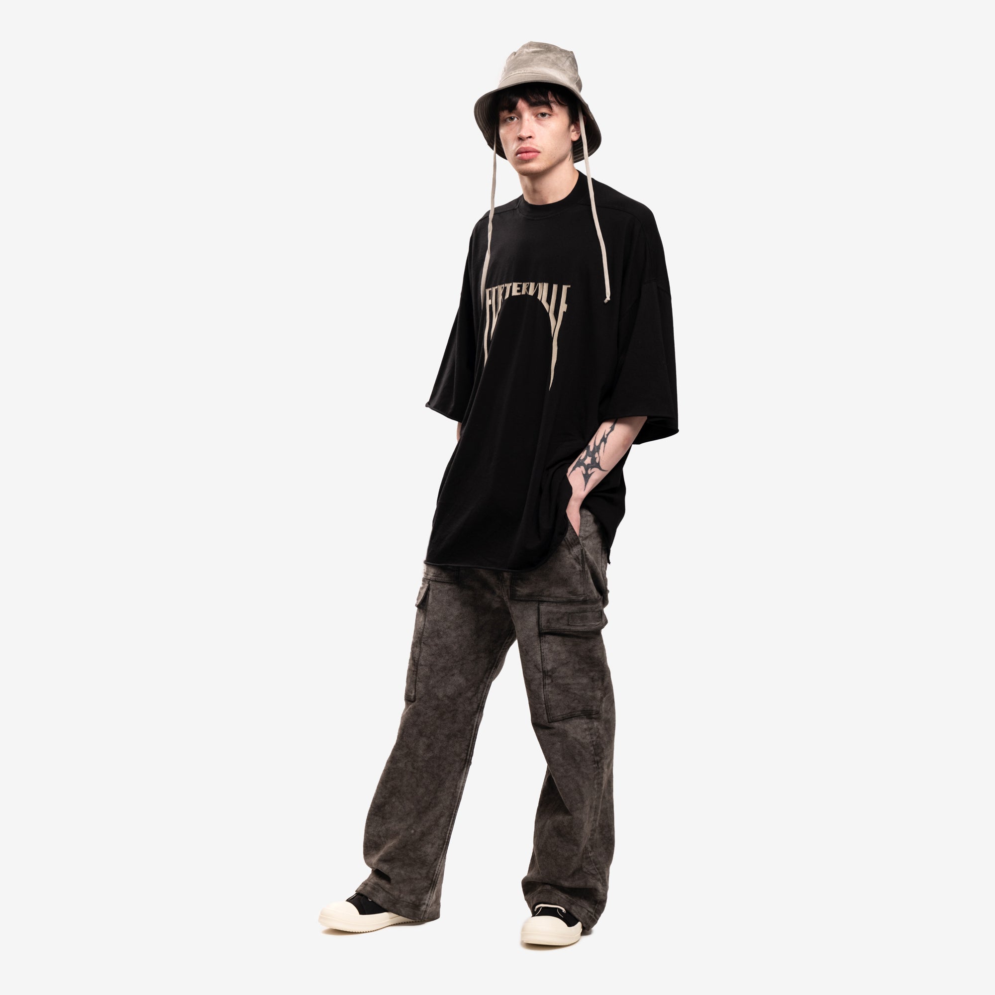 Rick Owens Porterville Tommy T-Shirt Black - 5