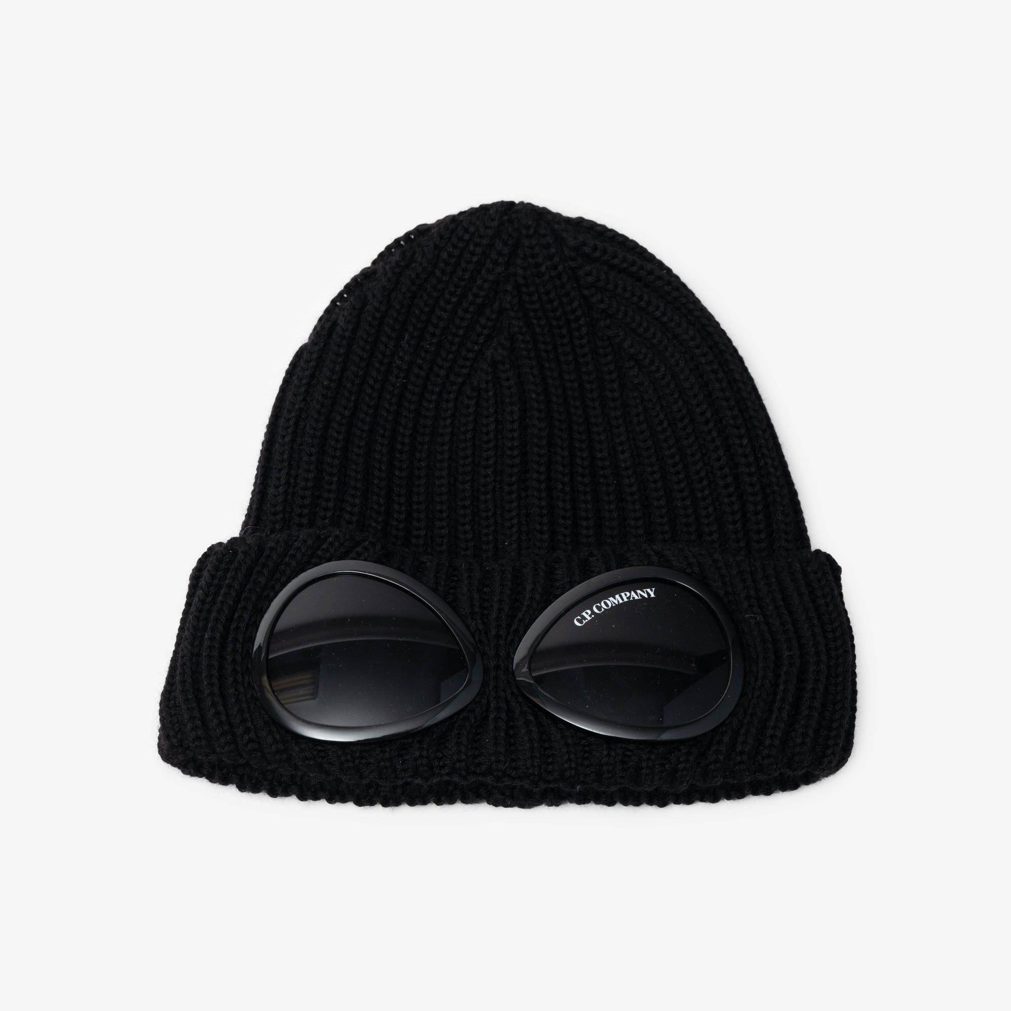 Photo of C.P. Company Extra Fine Wool Goggle Beanie - 1