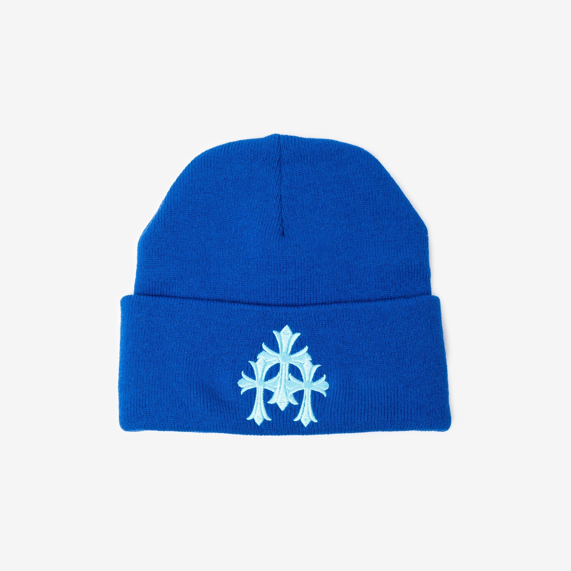 Chrome Hearts CH Triple Cross Watch Cap Blue - 1