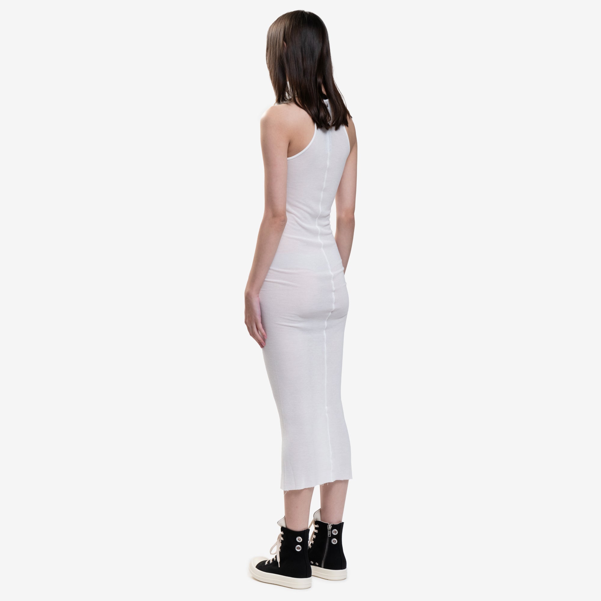 Rick Owens Womens Milk Tank Dress Milk - 4