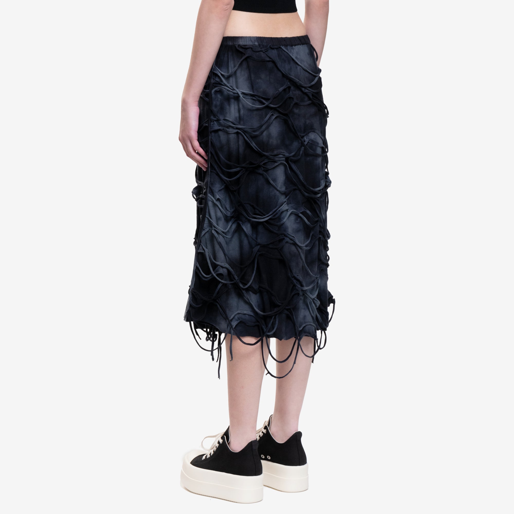 DIESEL Womens JAL Midi Skirt Black - 4