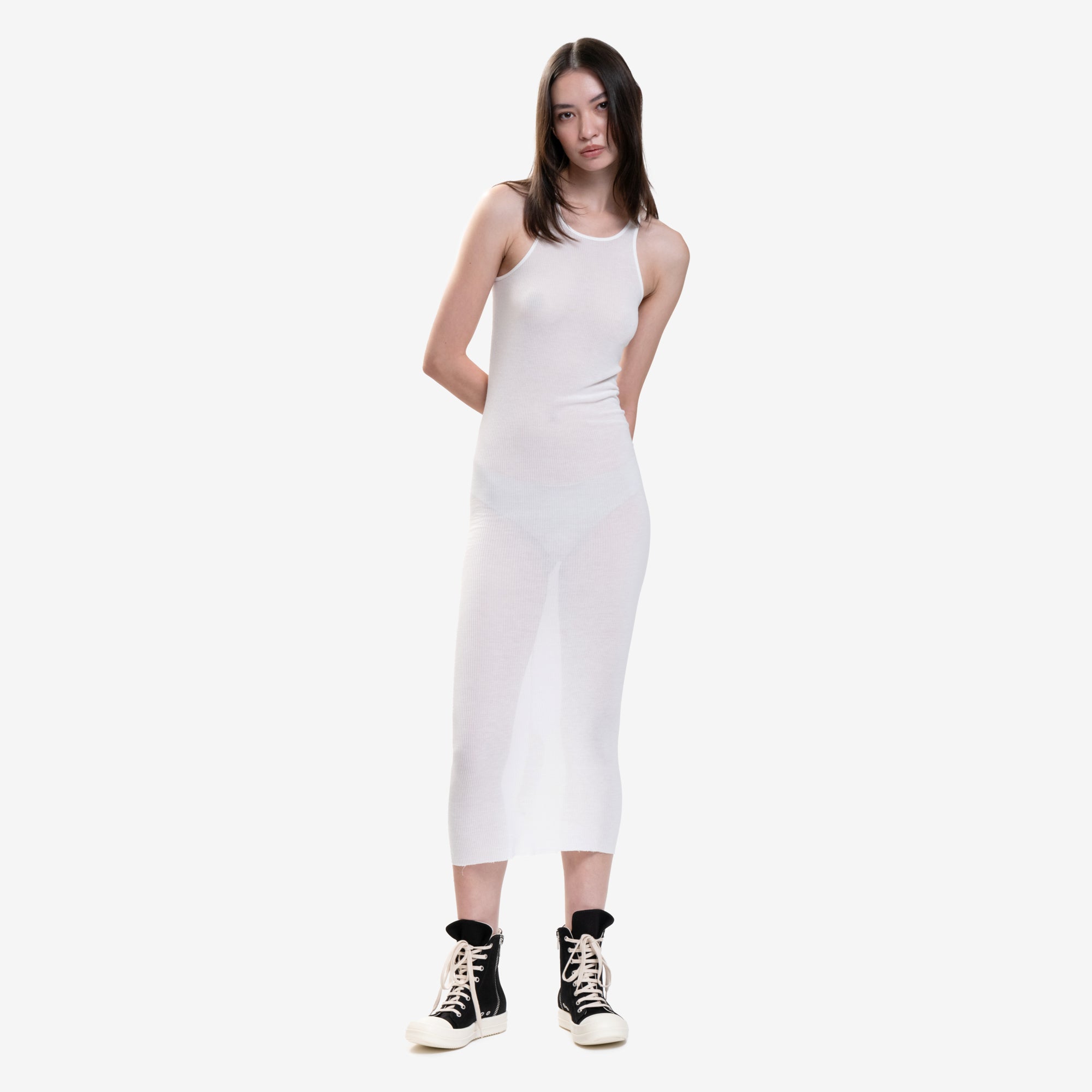Photo of Rick Owens Womens Milk Tank Dress - 2