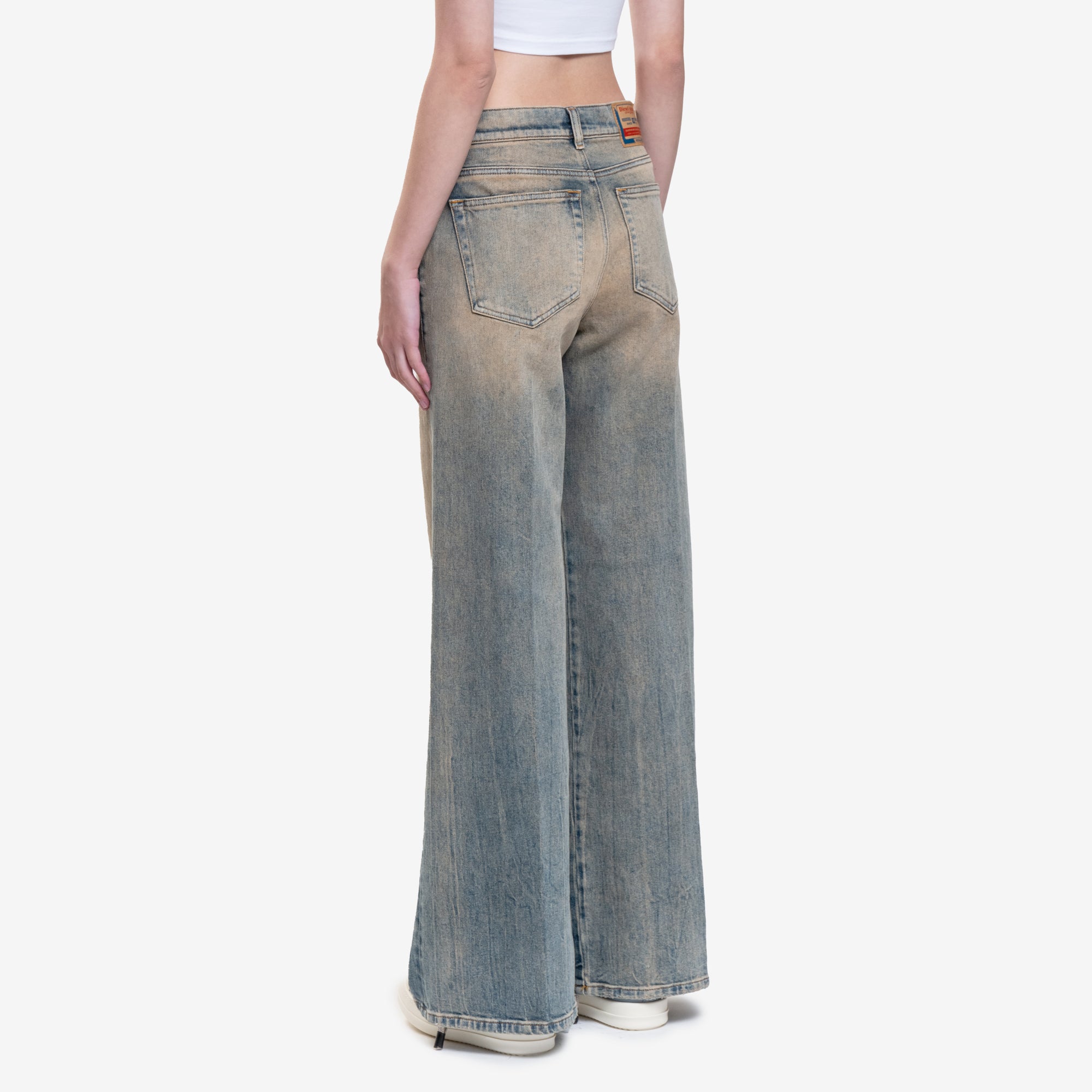 Photo of DIESEL Womens 1978 Akemi Wide Leg Jeans - 4
