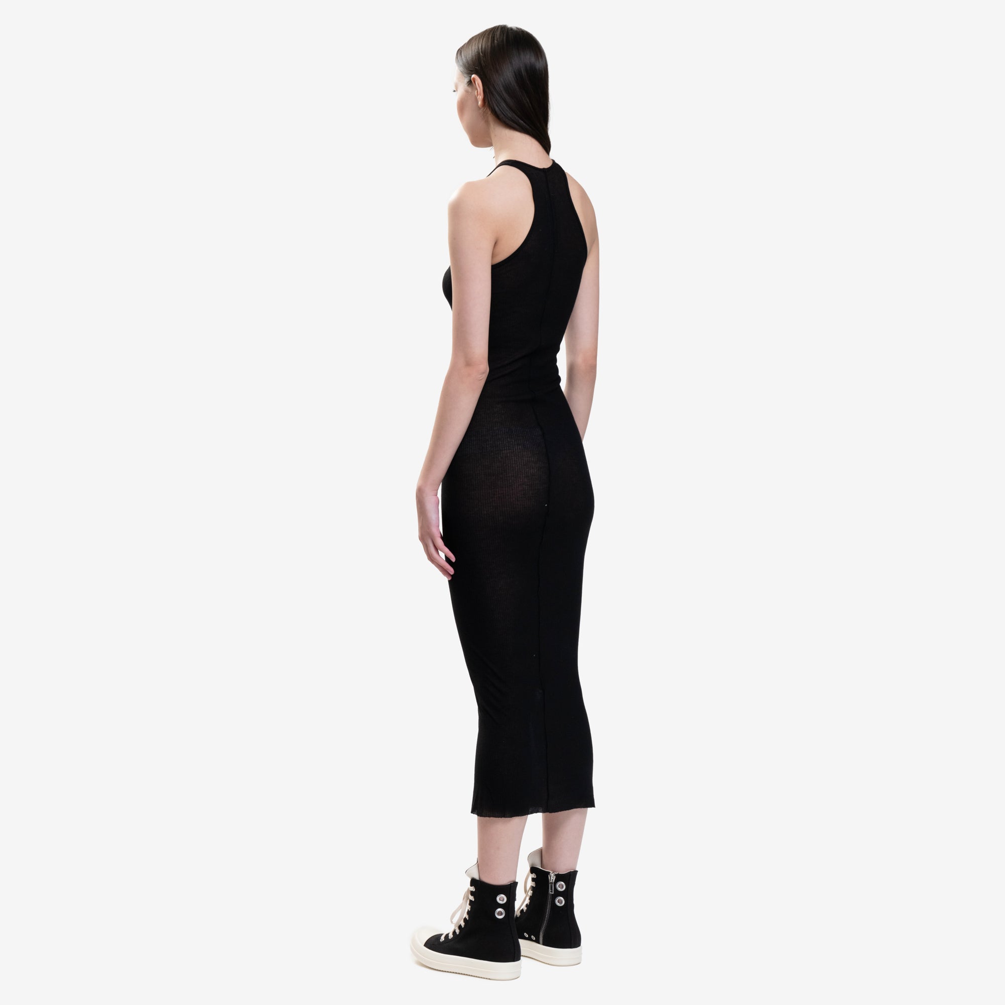 Rick Owens Womens Black Tank Dress Black - 4