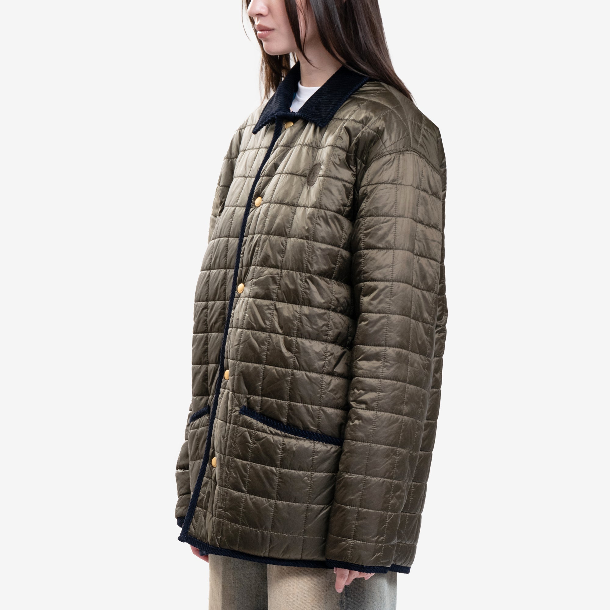 Drôle de Monsieur Le Veste Matelassee Khaki Green - 3