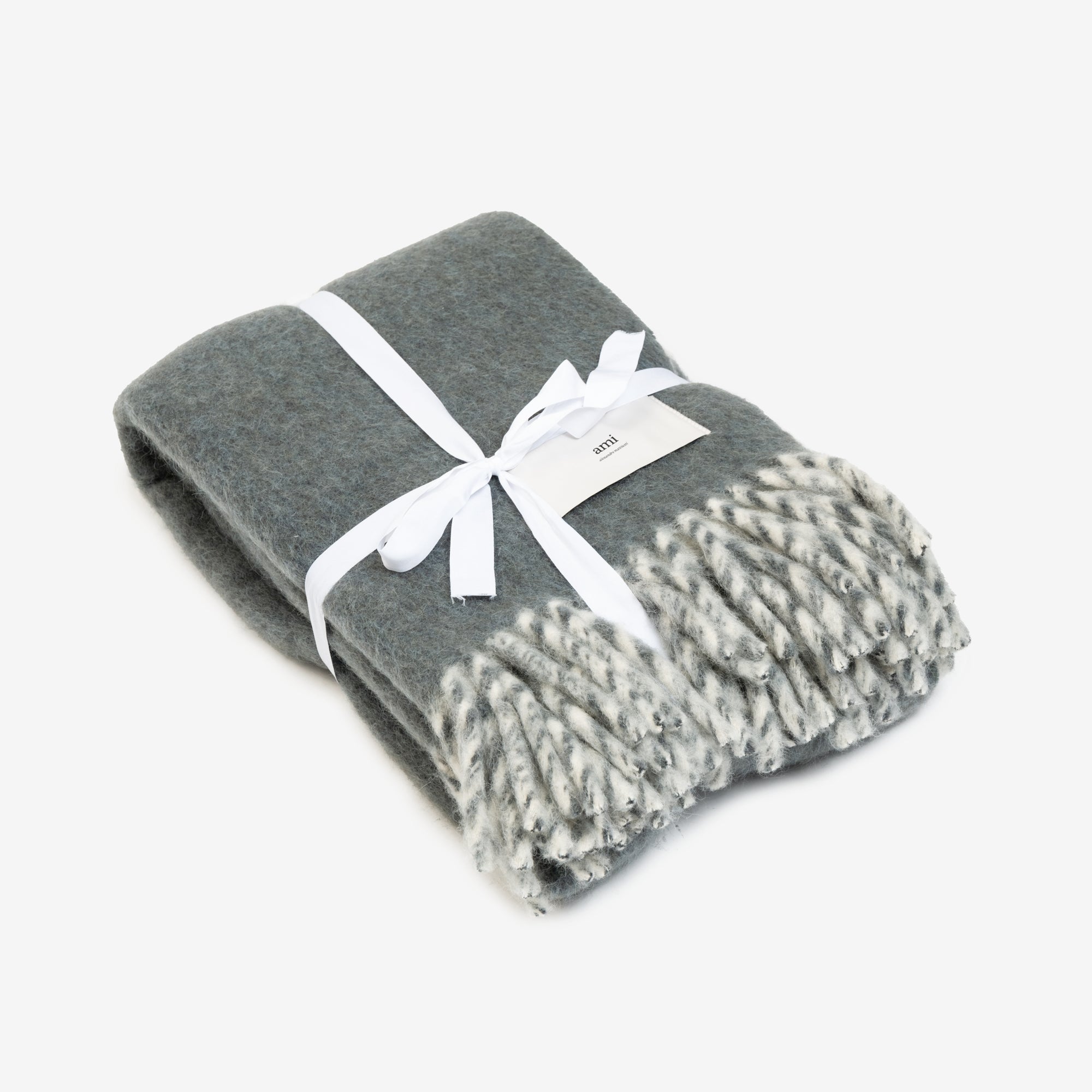 AMI AMI Label Bicolour Blanket Antique Clay - 2