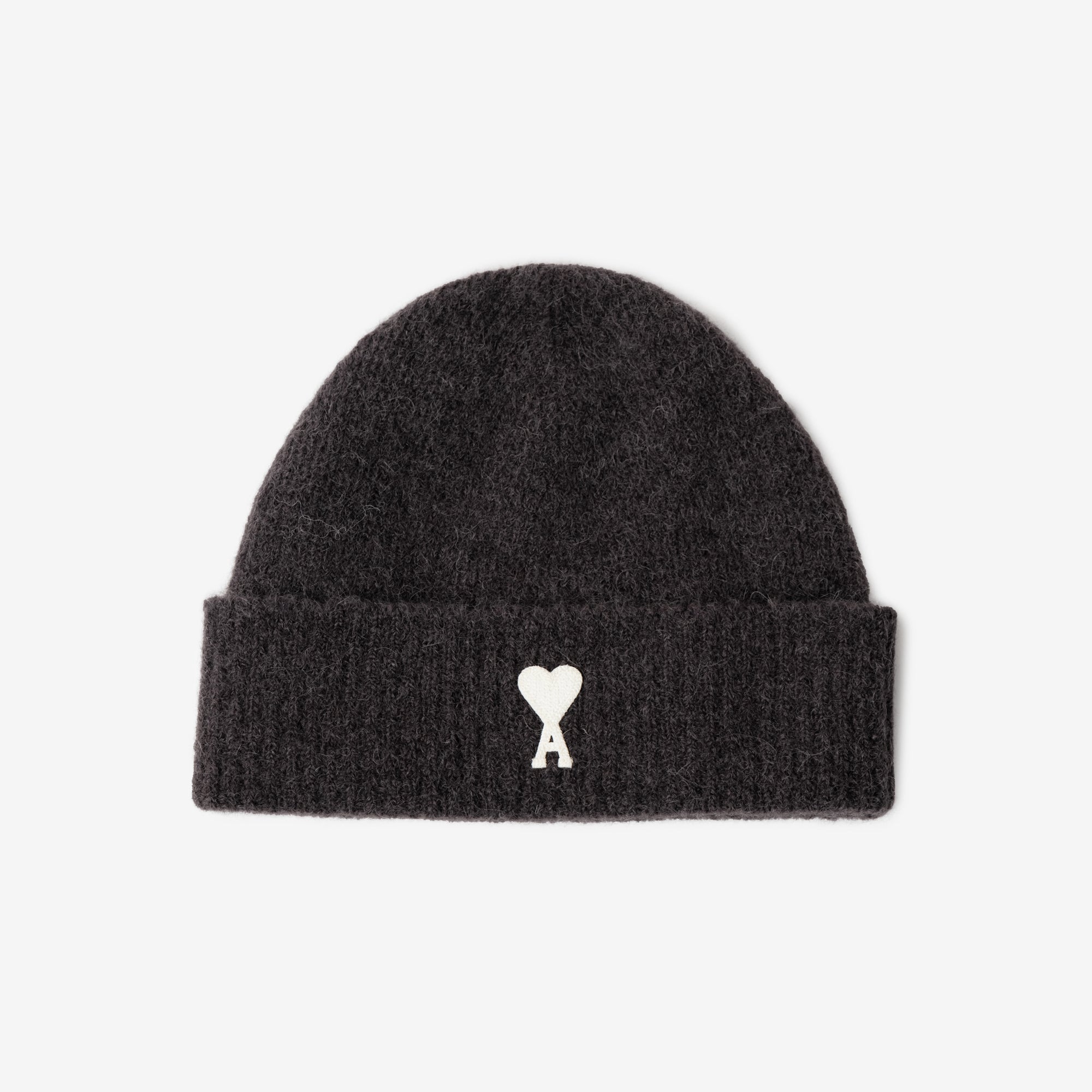 AMI Off White ADC Beanie Dark Grey - 1