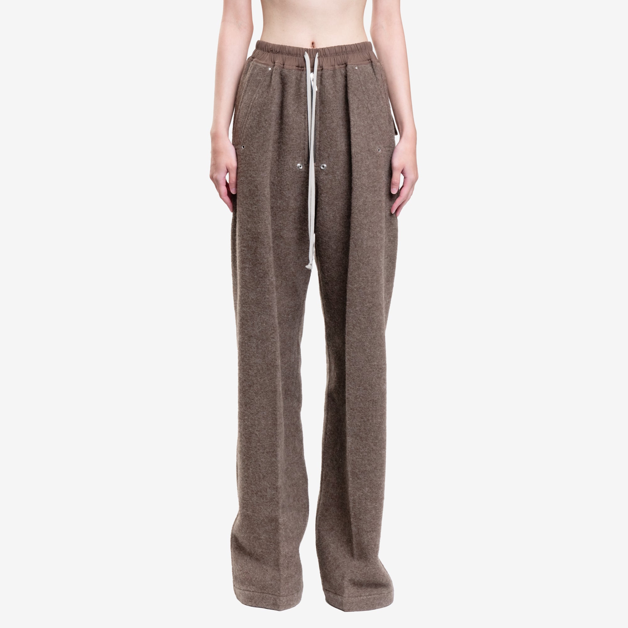 Rick Owens Unisex Wide Bela Pants Fawn - 1