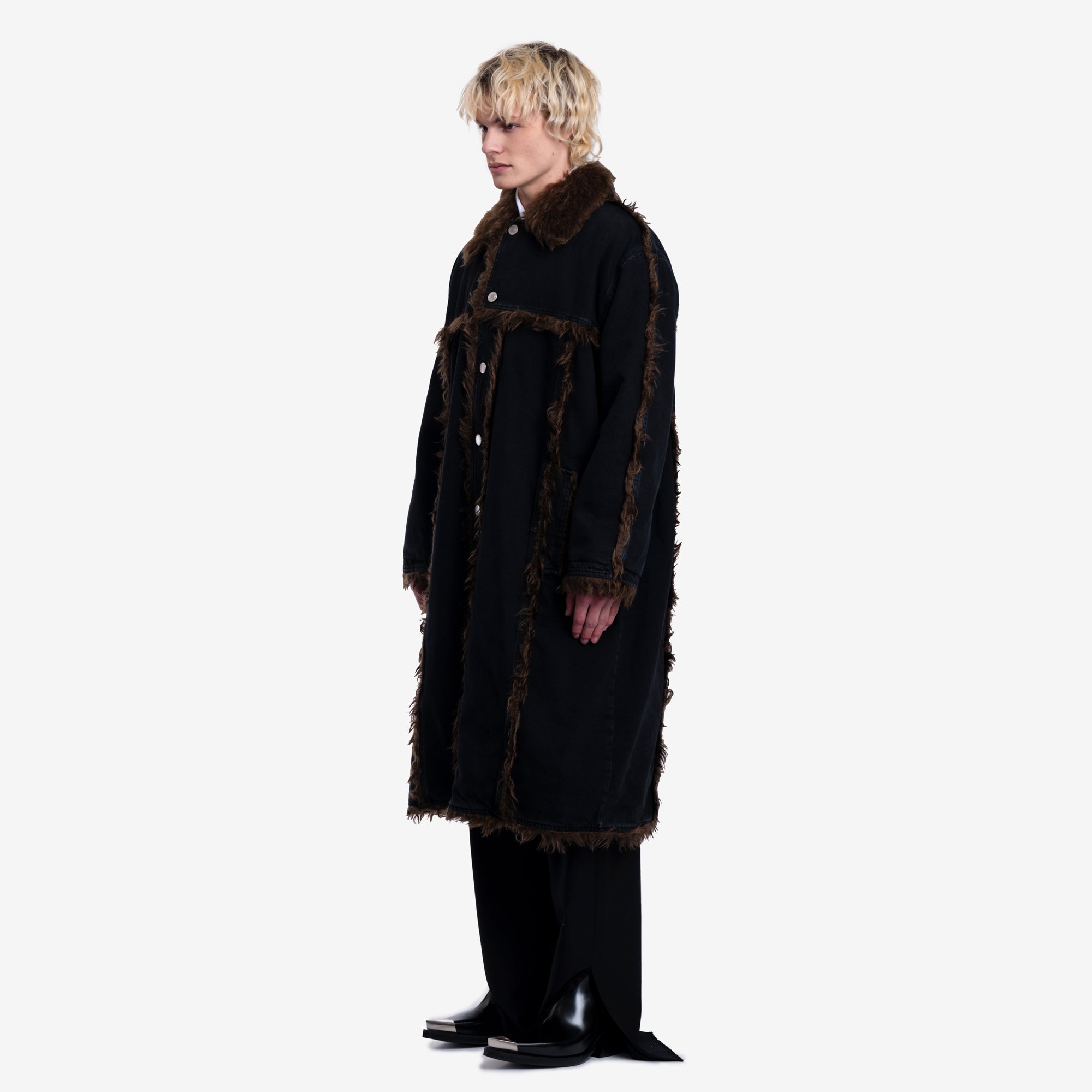 Achilles Ion Gabriel Durden Denim Coat Black - 3