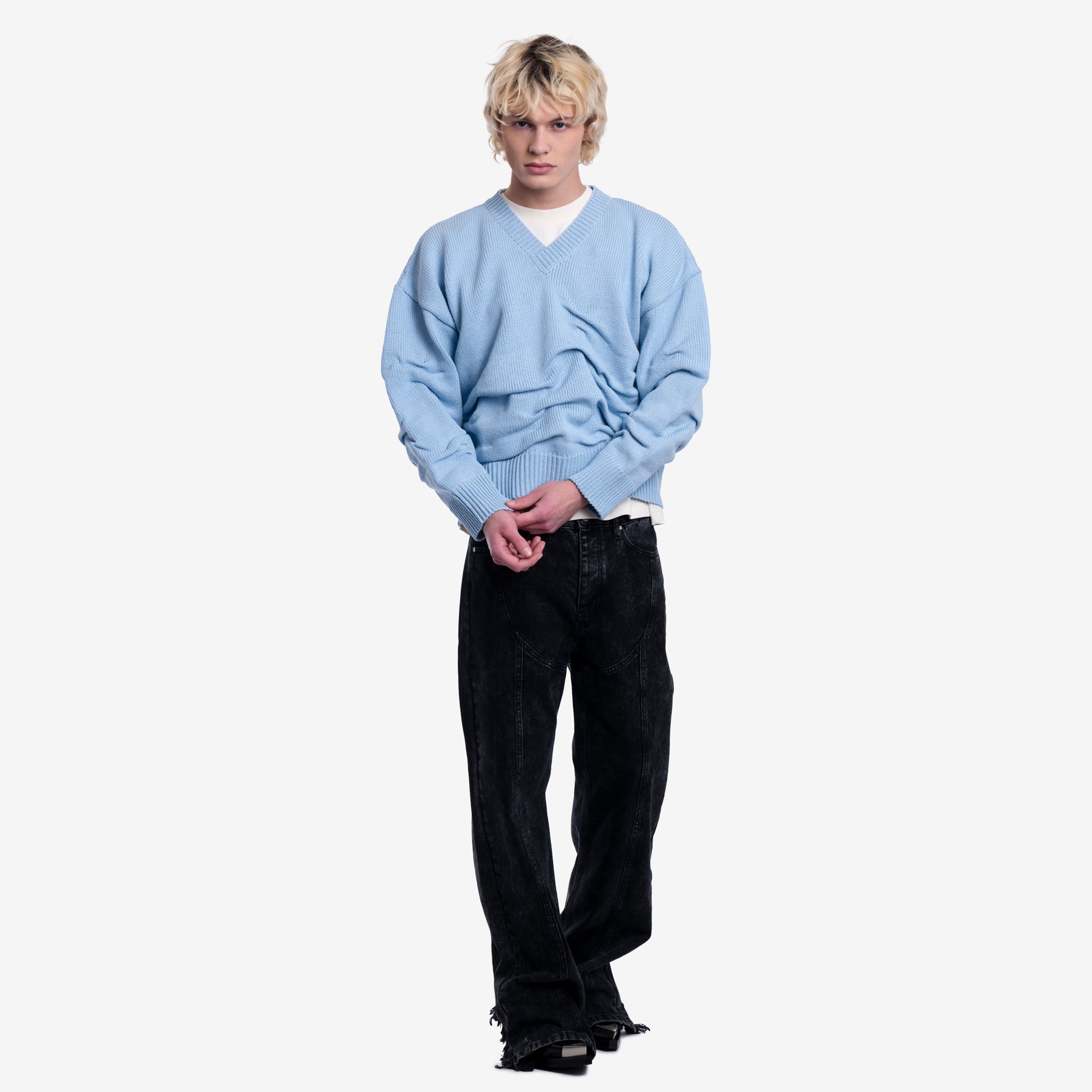 Achilles Ion Gabriel Rollover Sweater Blue - 2