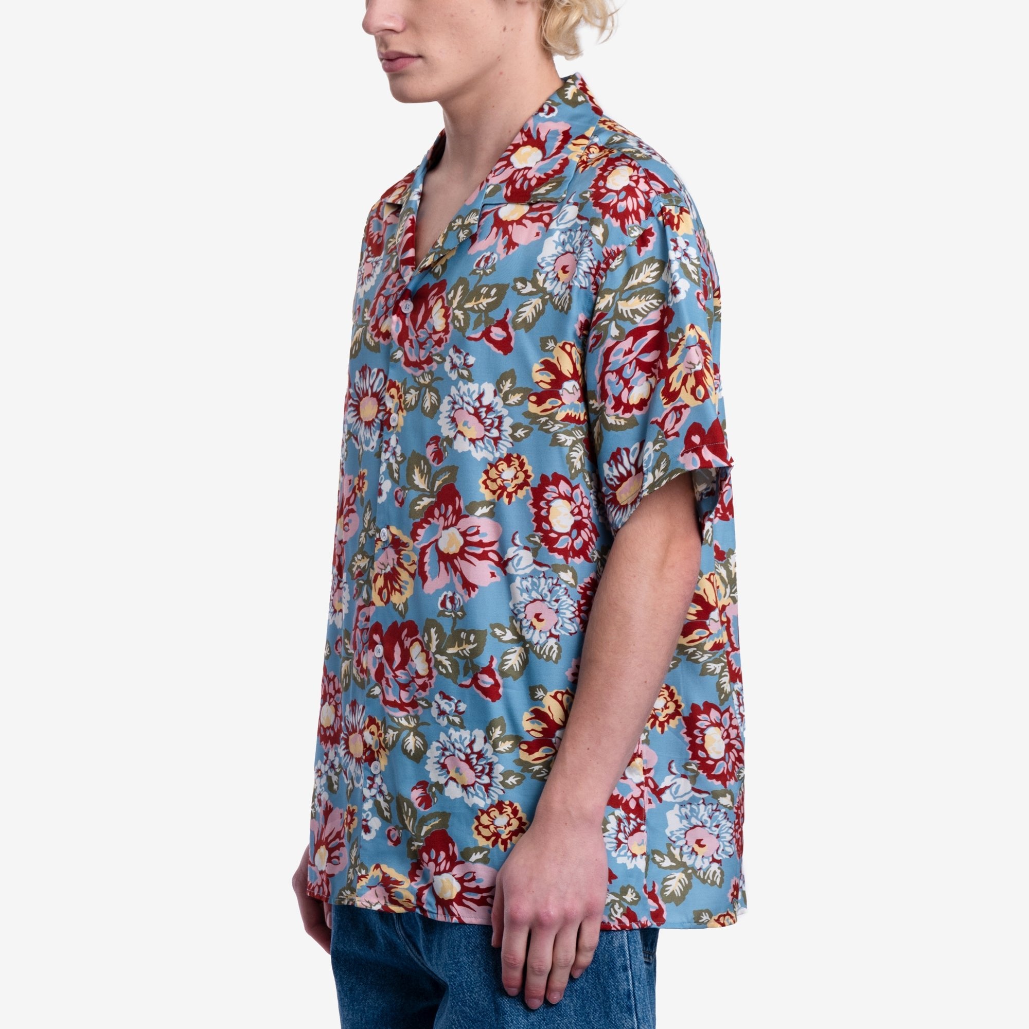 Drôle de Monsieur La Chemise Peony Blue - 3