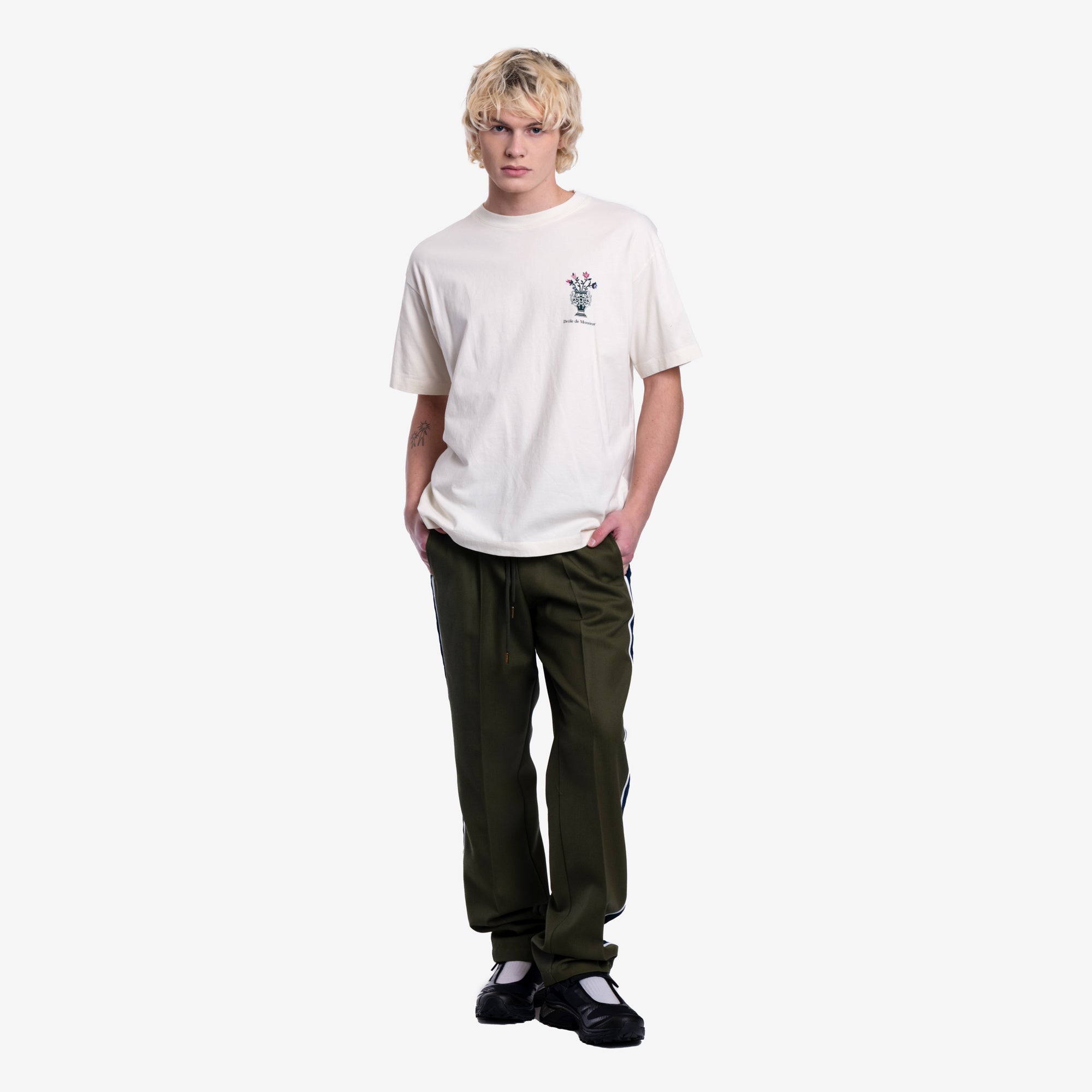 Drôle de Monsieur Le T-Shirt Vase Cream - 2