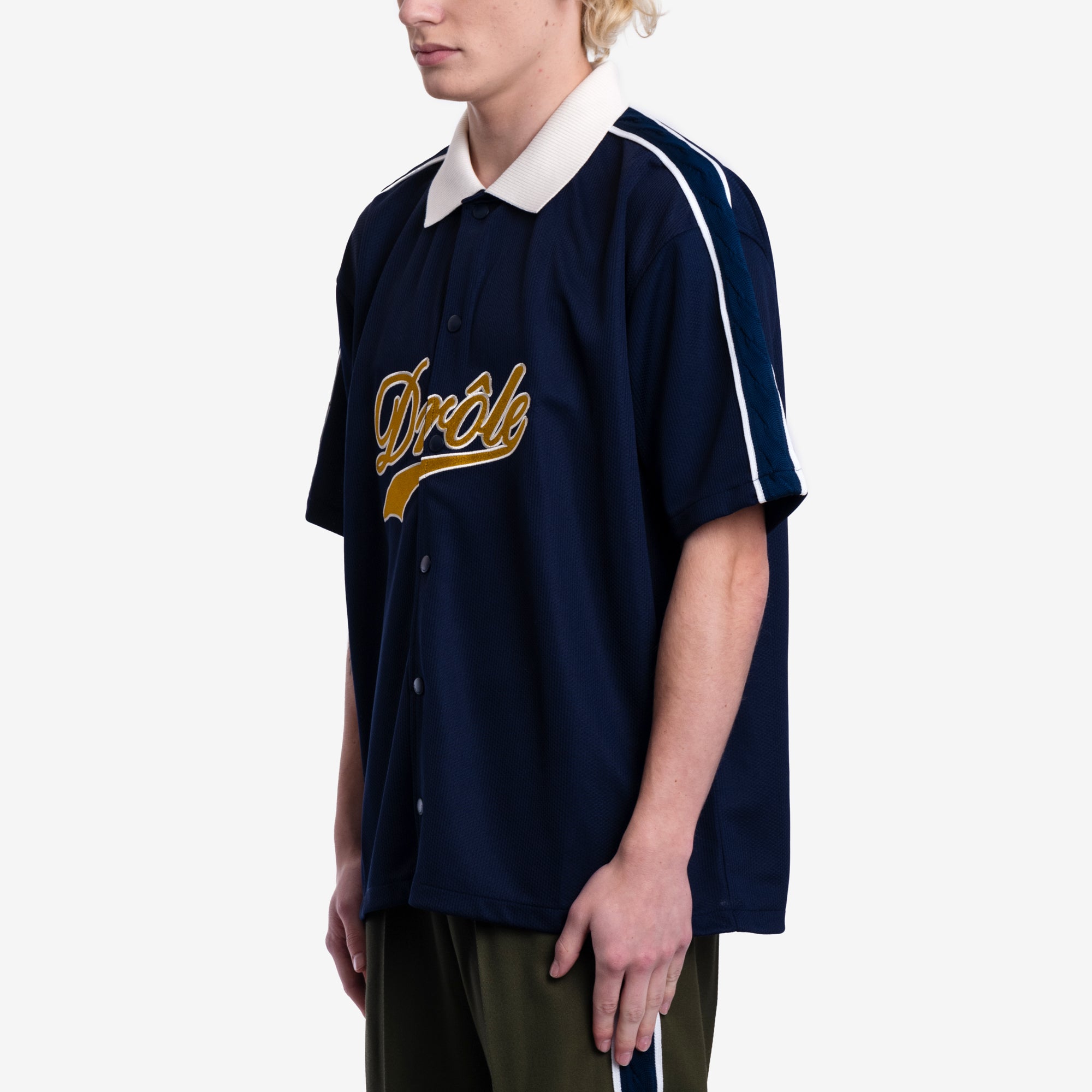 Drôle de Monsieur La Chemise Mesh Navy - 3