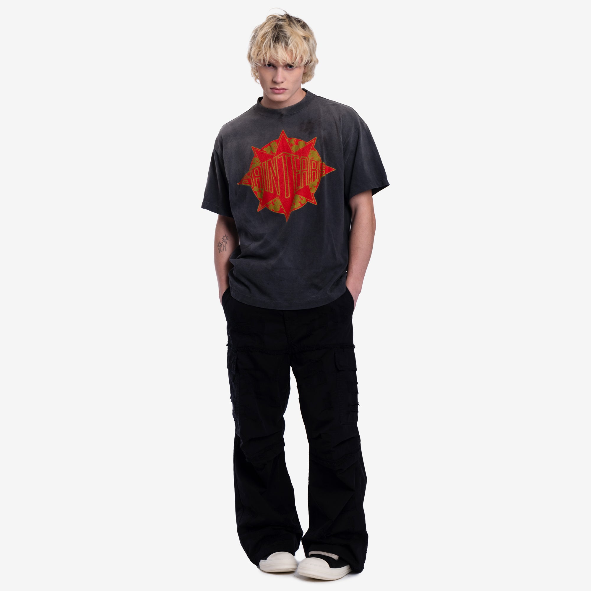 Saint Mxxxxxx Saint Tears T-Shirt Black - 2