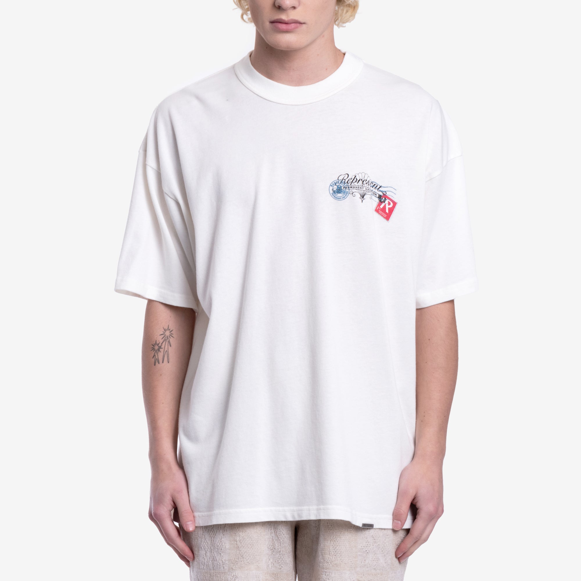 Represent Girls of Summer T-Shirt Flat White - 1