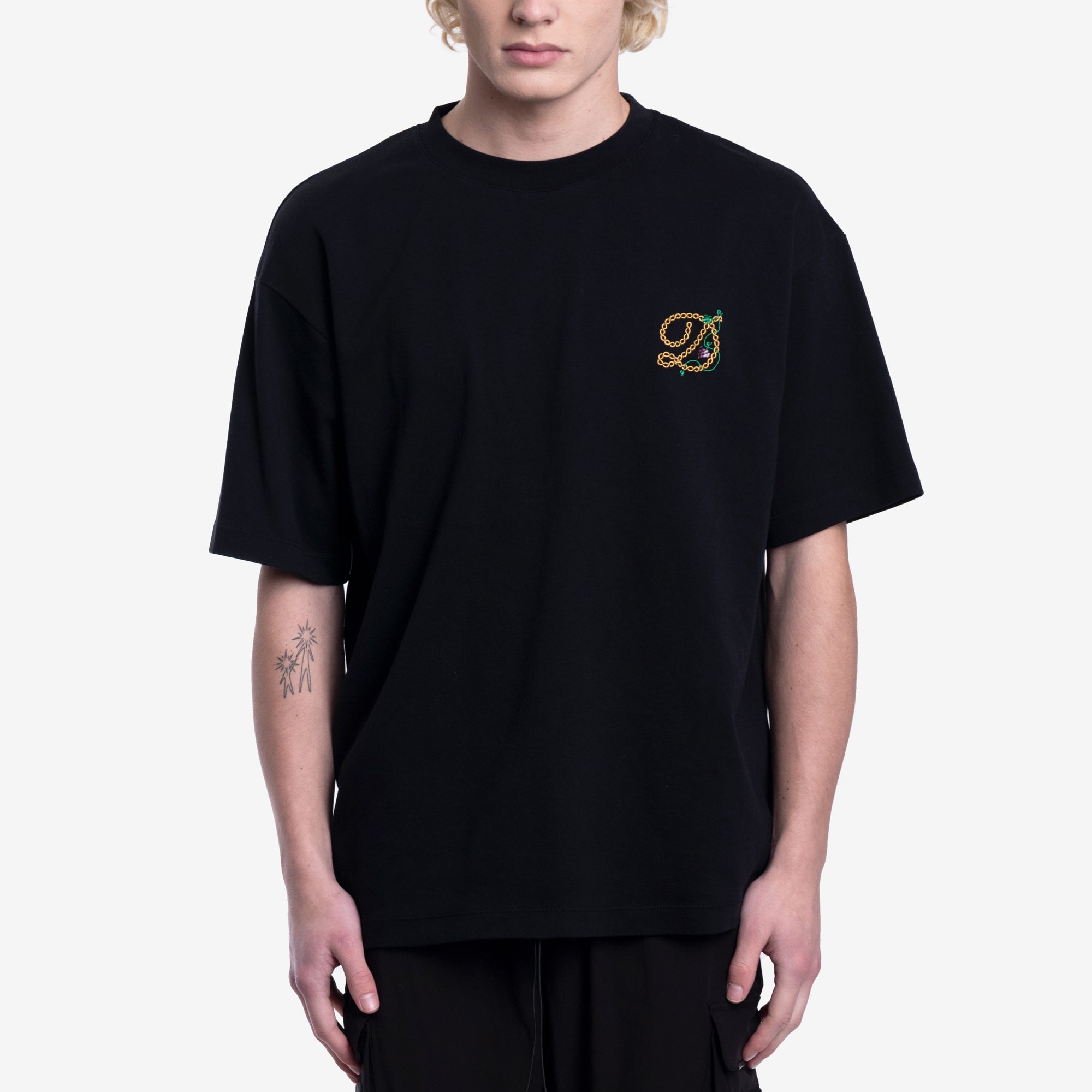 Drôle de Monsieur Le T-Shirt D Raisin Black - 1