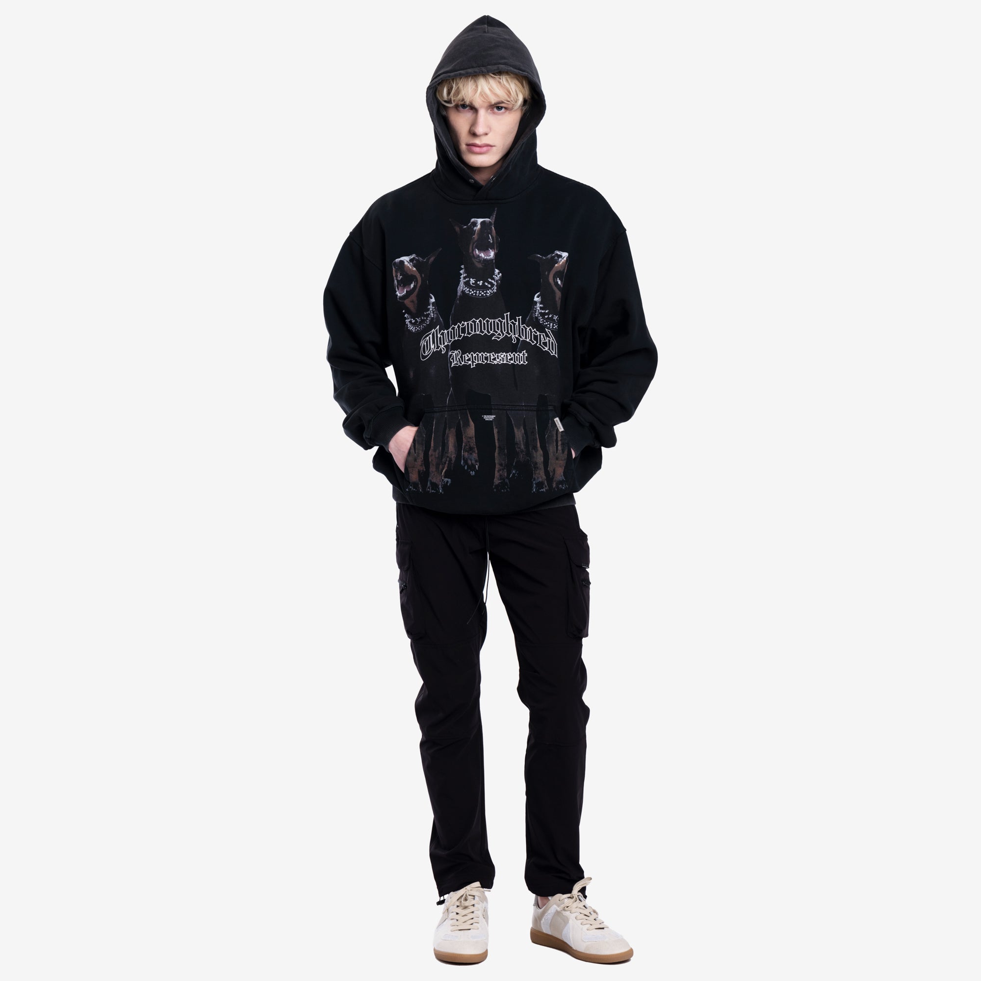 Represent Thoroughbred Hoody Vintage Black - 2
